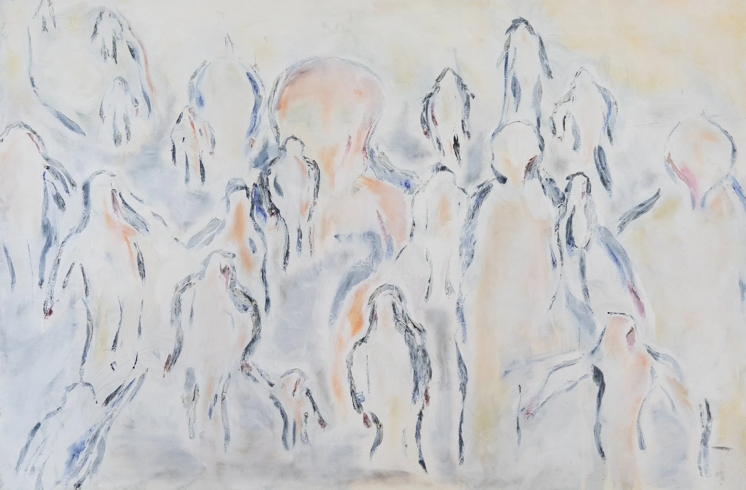Pratt Institute Original Abstract Art | Unknown Artist | Acrylic on Canvas