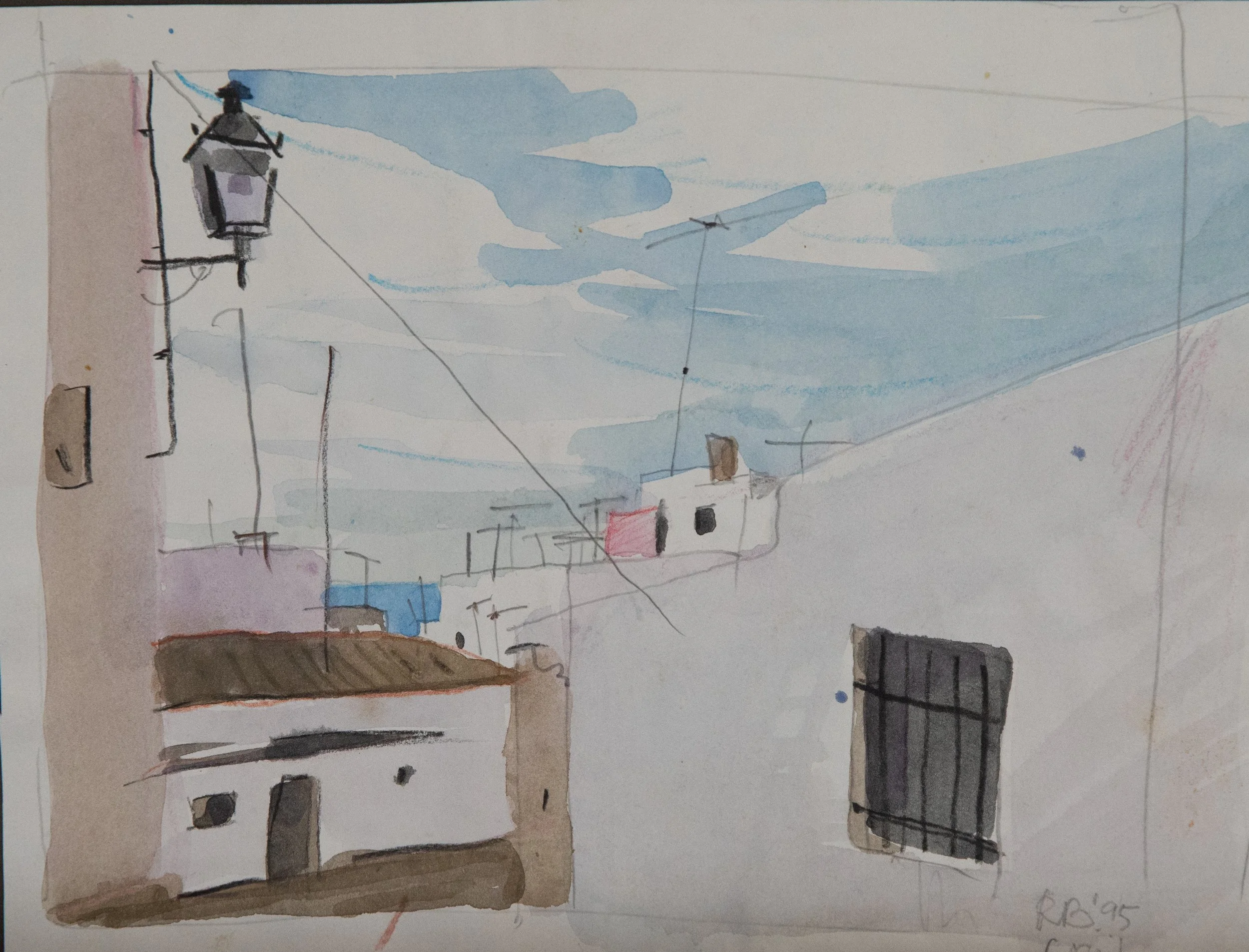 RB | Untitled | 1995 | Watercolor on Paper