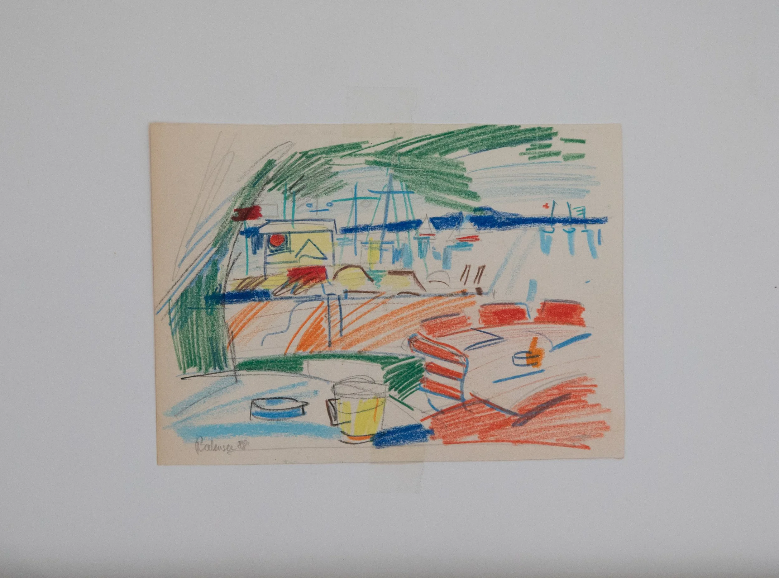 Balansee | Untitled | 1988 | Pastel on Paper