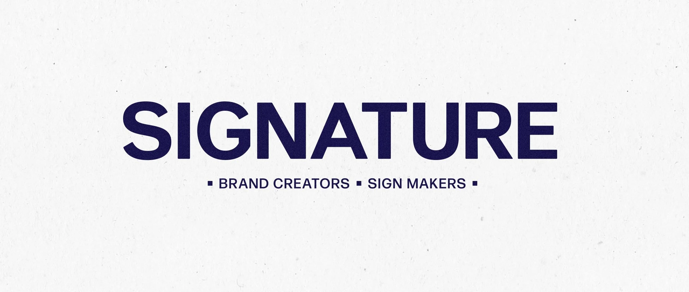 SIGNATURE BRAND DESIGN — DESIGNHUNGRY