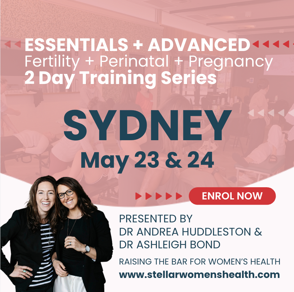 Live in Sydney:  Women's Fertility &amp; Pregnancy Care Essentials + Advanced Fertility &amp; Perinatal Care