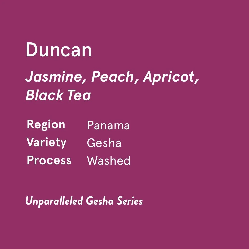 Duncan, Panama - Gesha