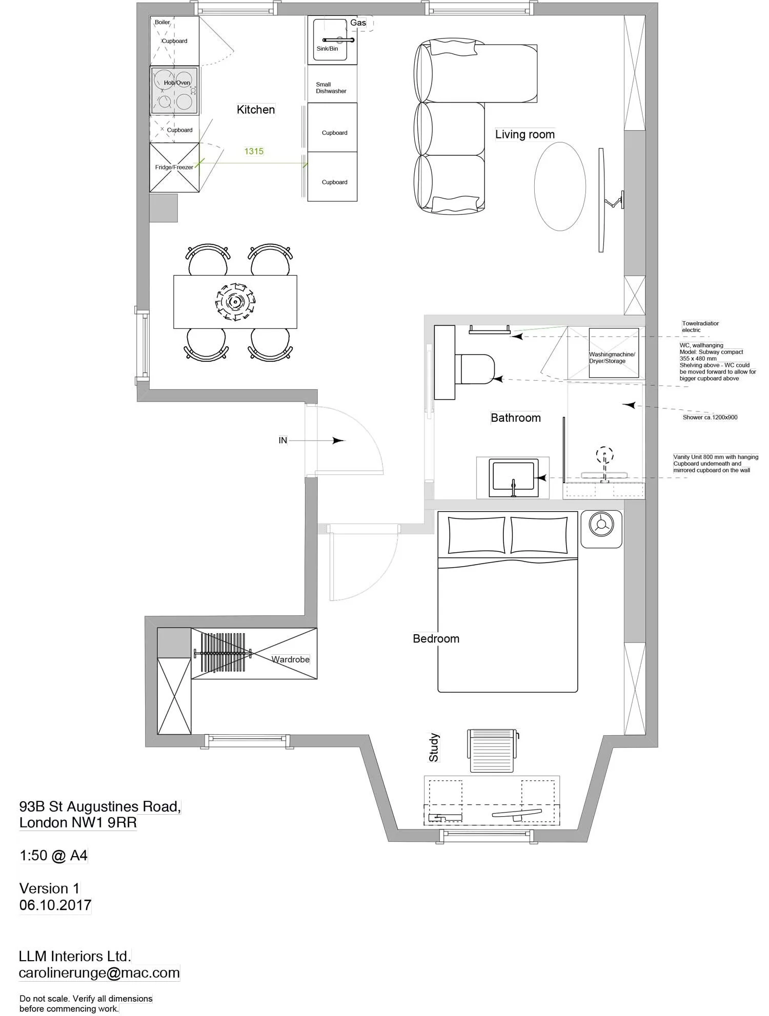  Concept, plan and elevation drawings by Caroline Runge 