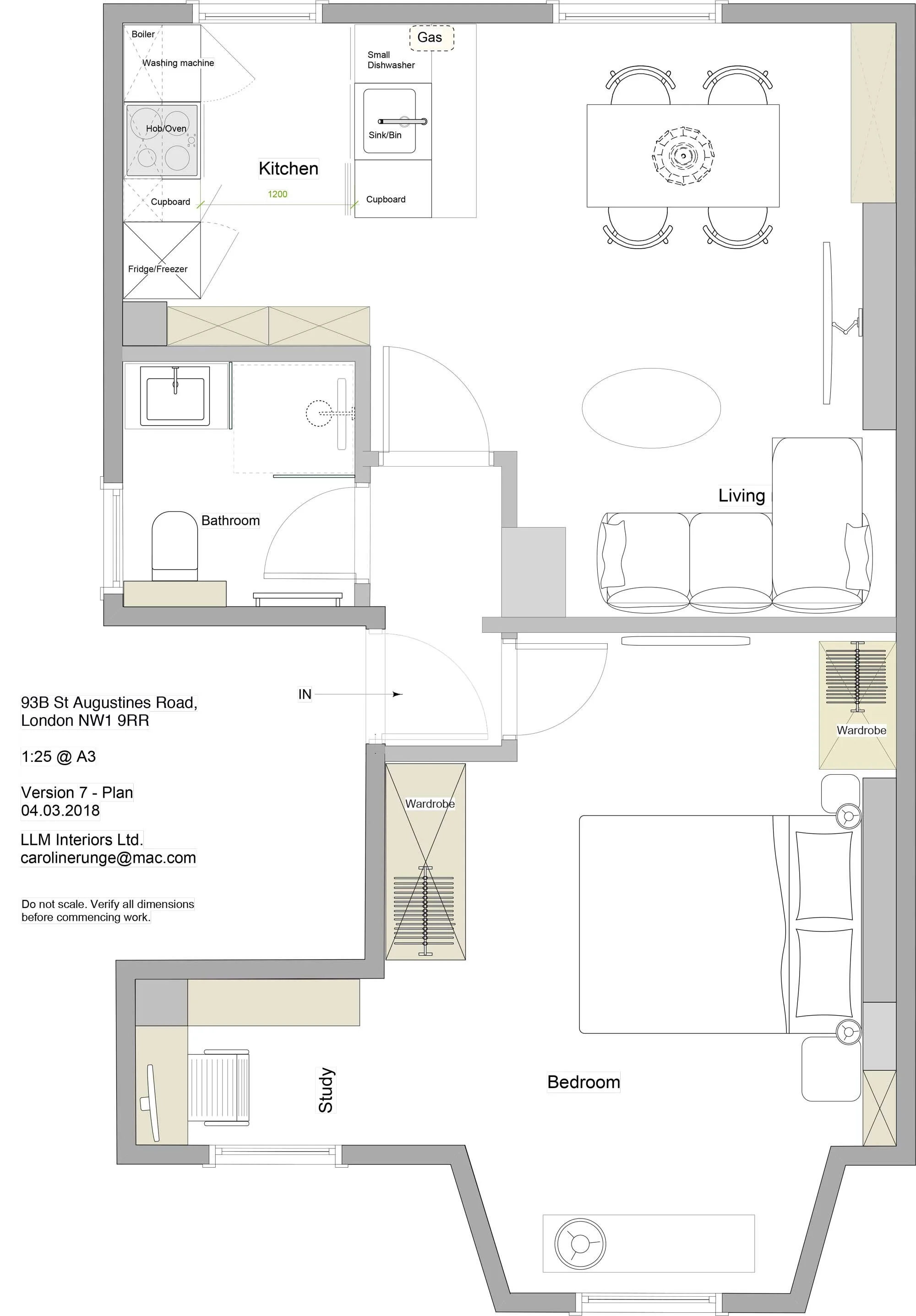  Concept, plan and elevation drawings by Caroline Runge 