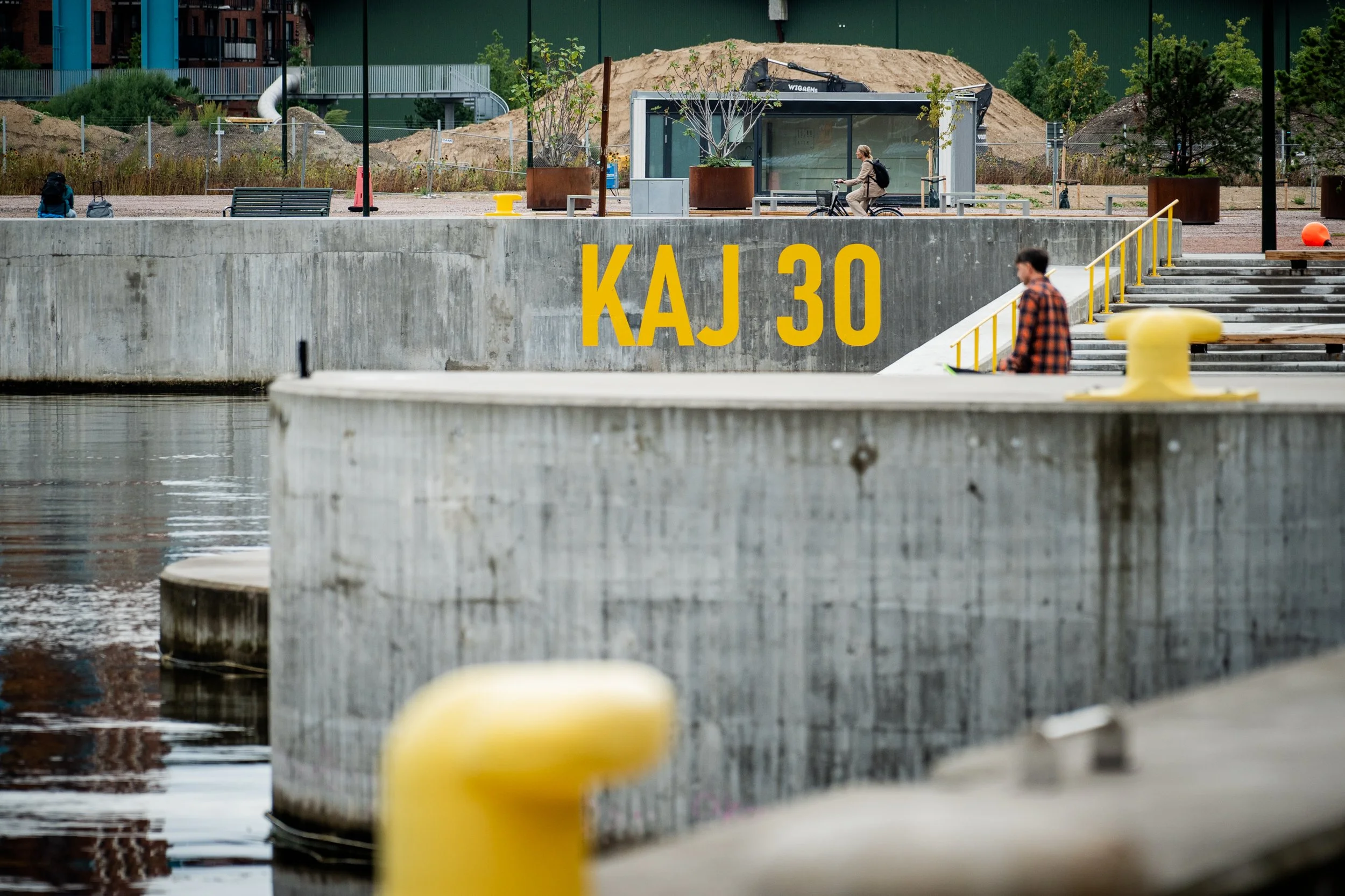 Arkitekturfotografering av kaj 30, Beijerskajen i centrala Malmö

