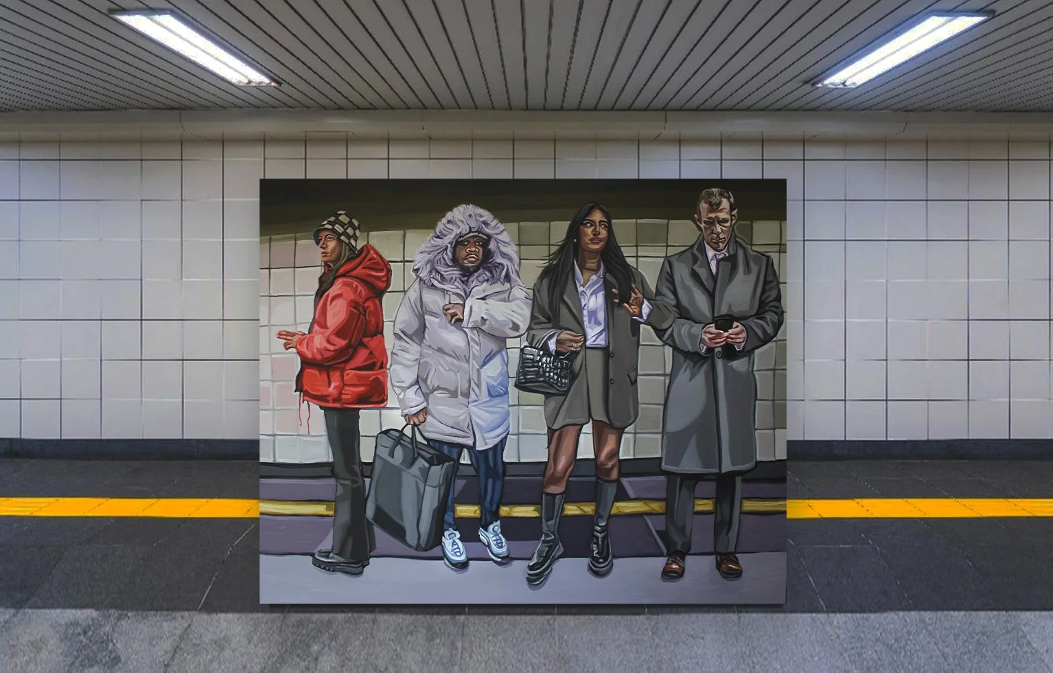 Emily Gillbanks, 2023, Every Face I See Changes The Way I Look At Me, 200cmx160cm