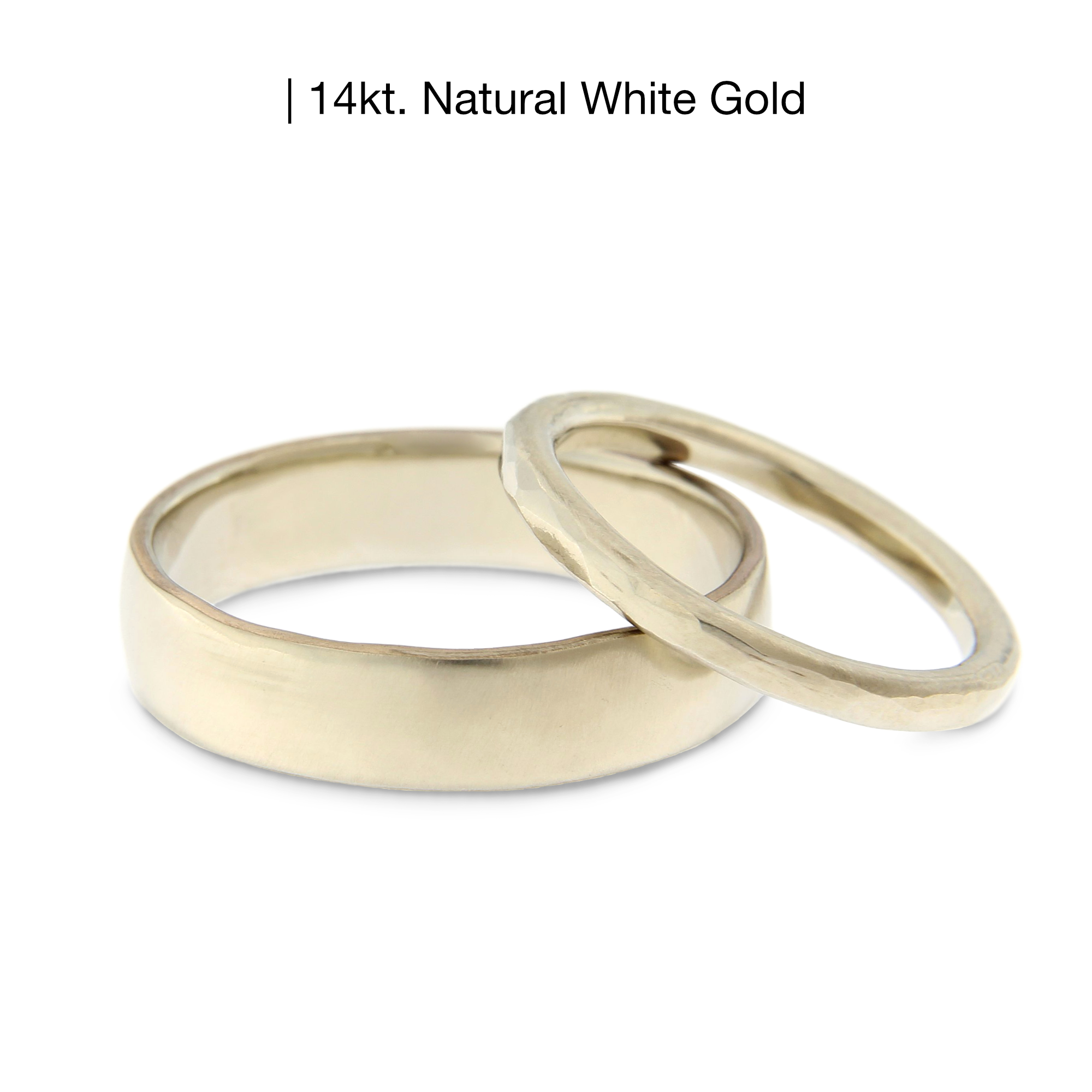 14 kt natürliches Weißgold, Diamanten, Katie G. Jewellery