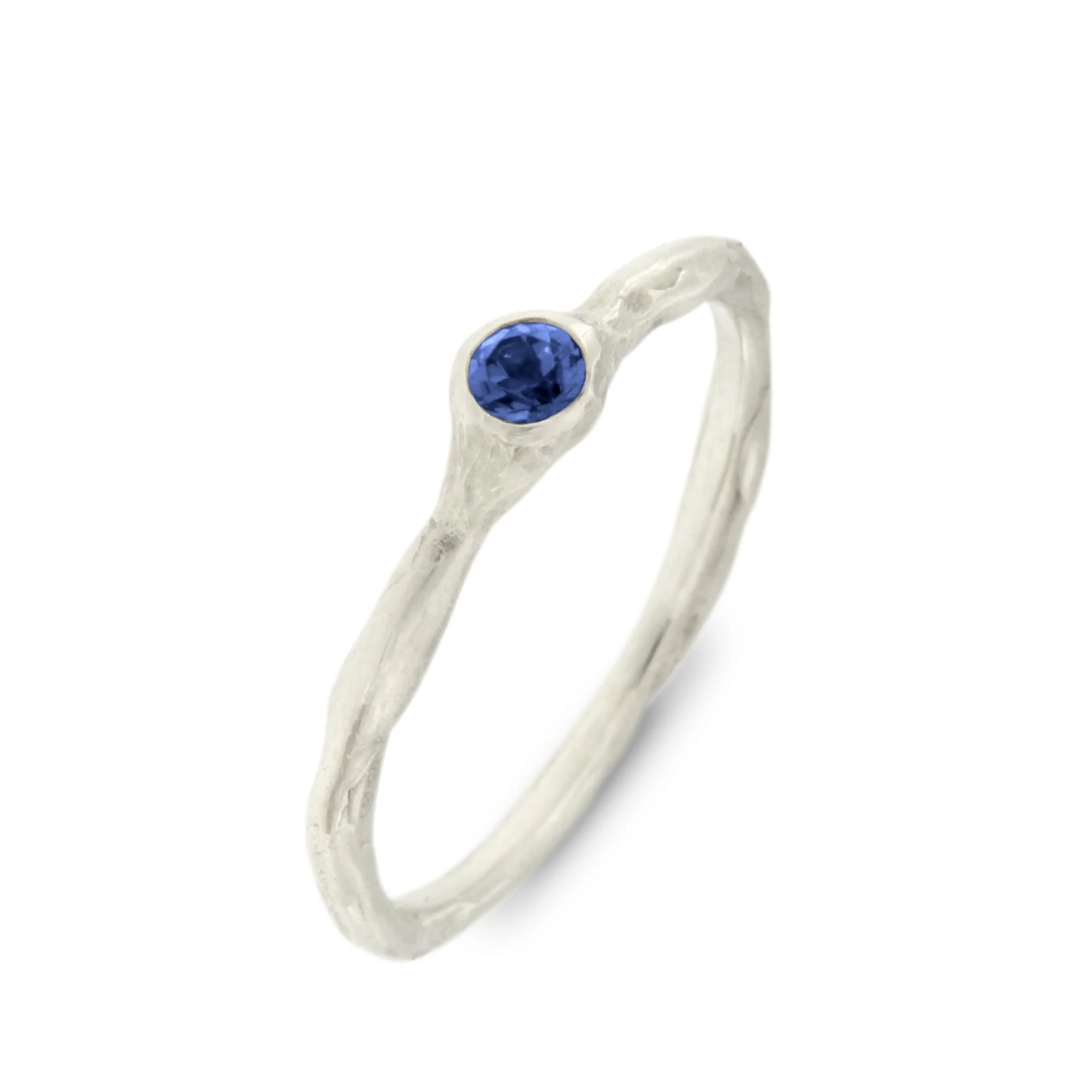 Bloom Solitaire Silber blauer Saphir.jpg