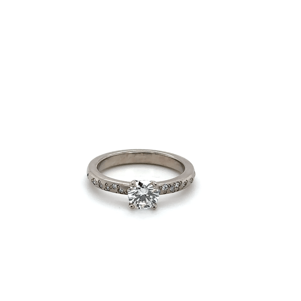 Starburst Solitaire Ring