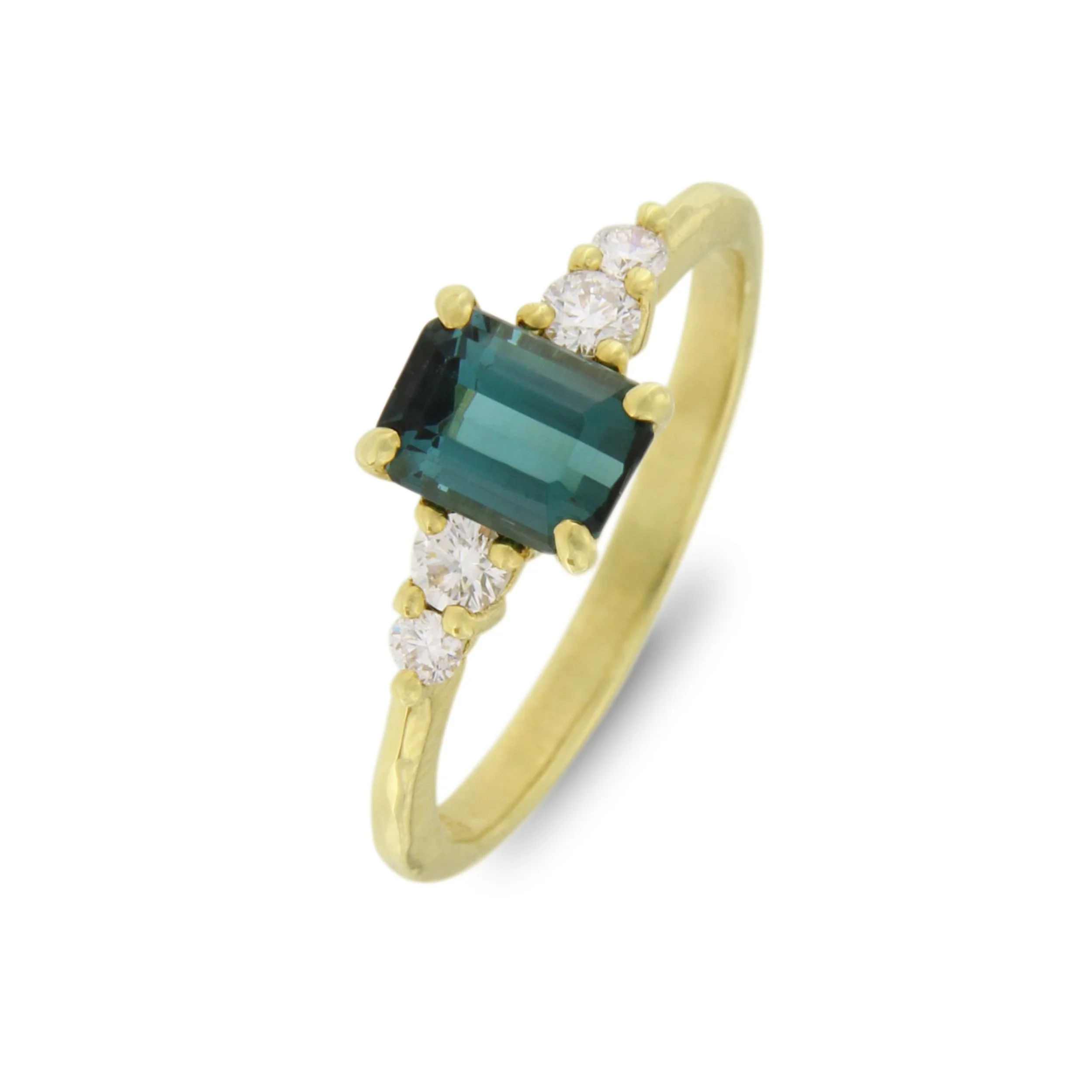 Blauer Turmalin-Ring