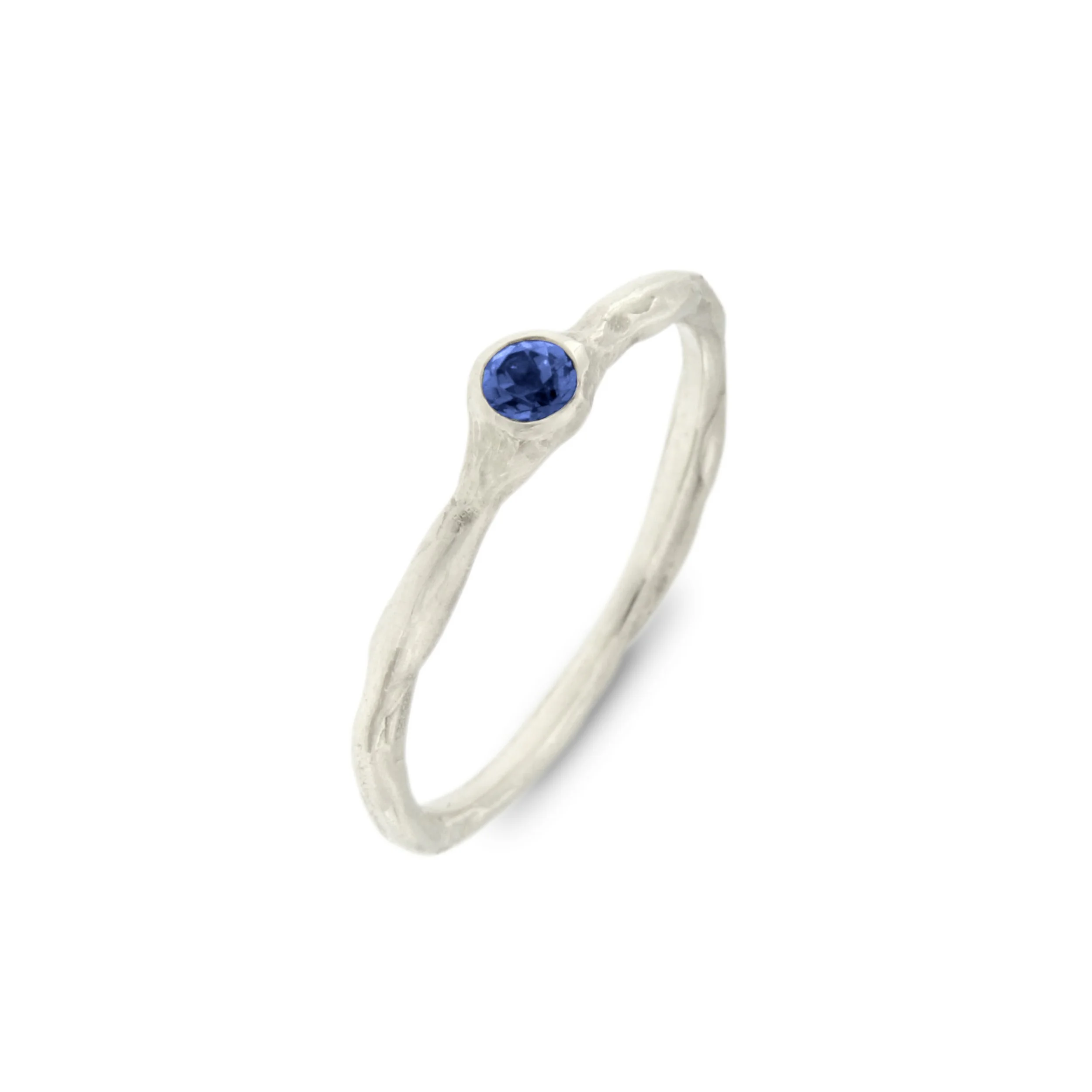 Bloom Solitaire - Blue Sapphire - Silver.jpg