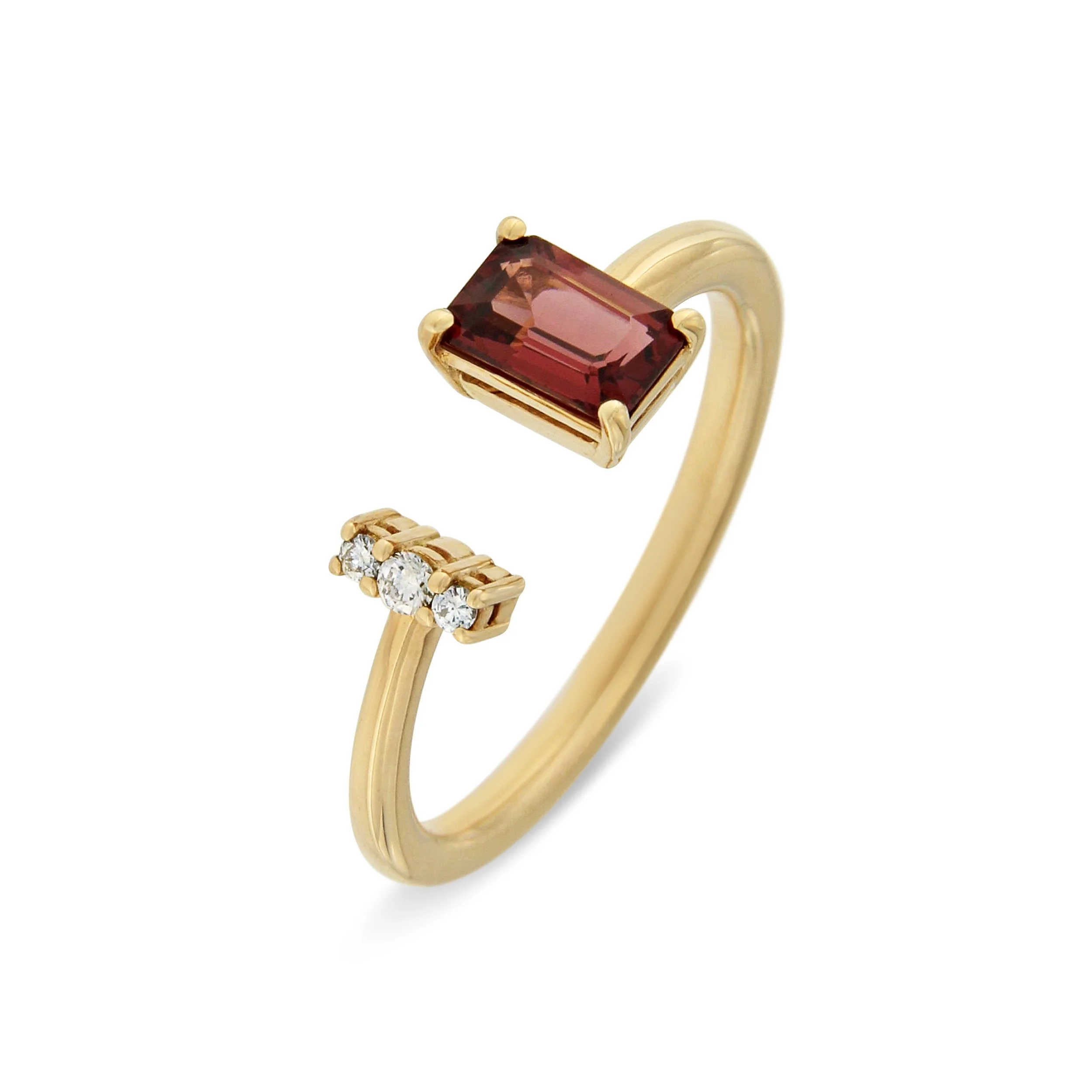 Rhodolite Colour Burst Ring