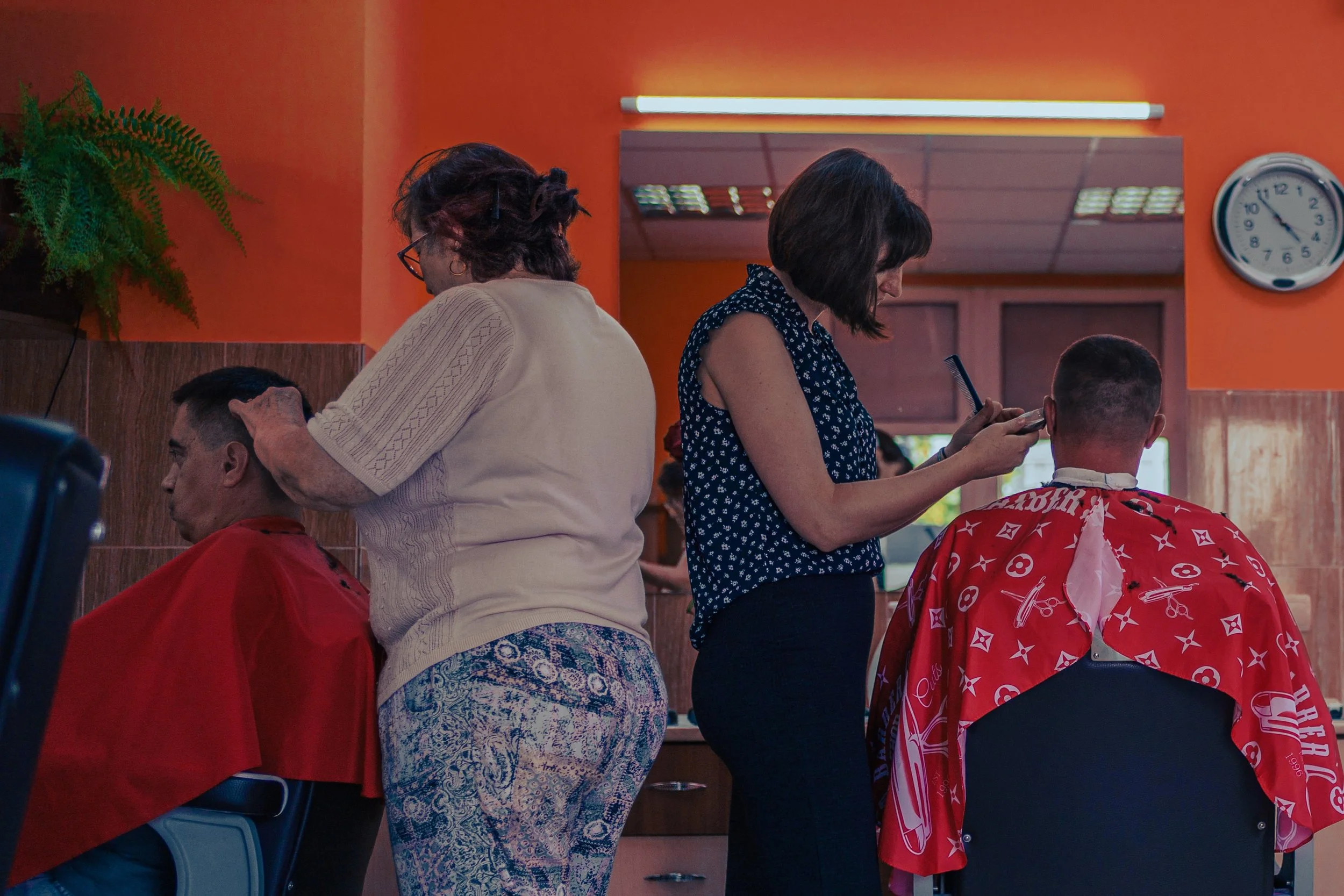 New paint old barbershop