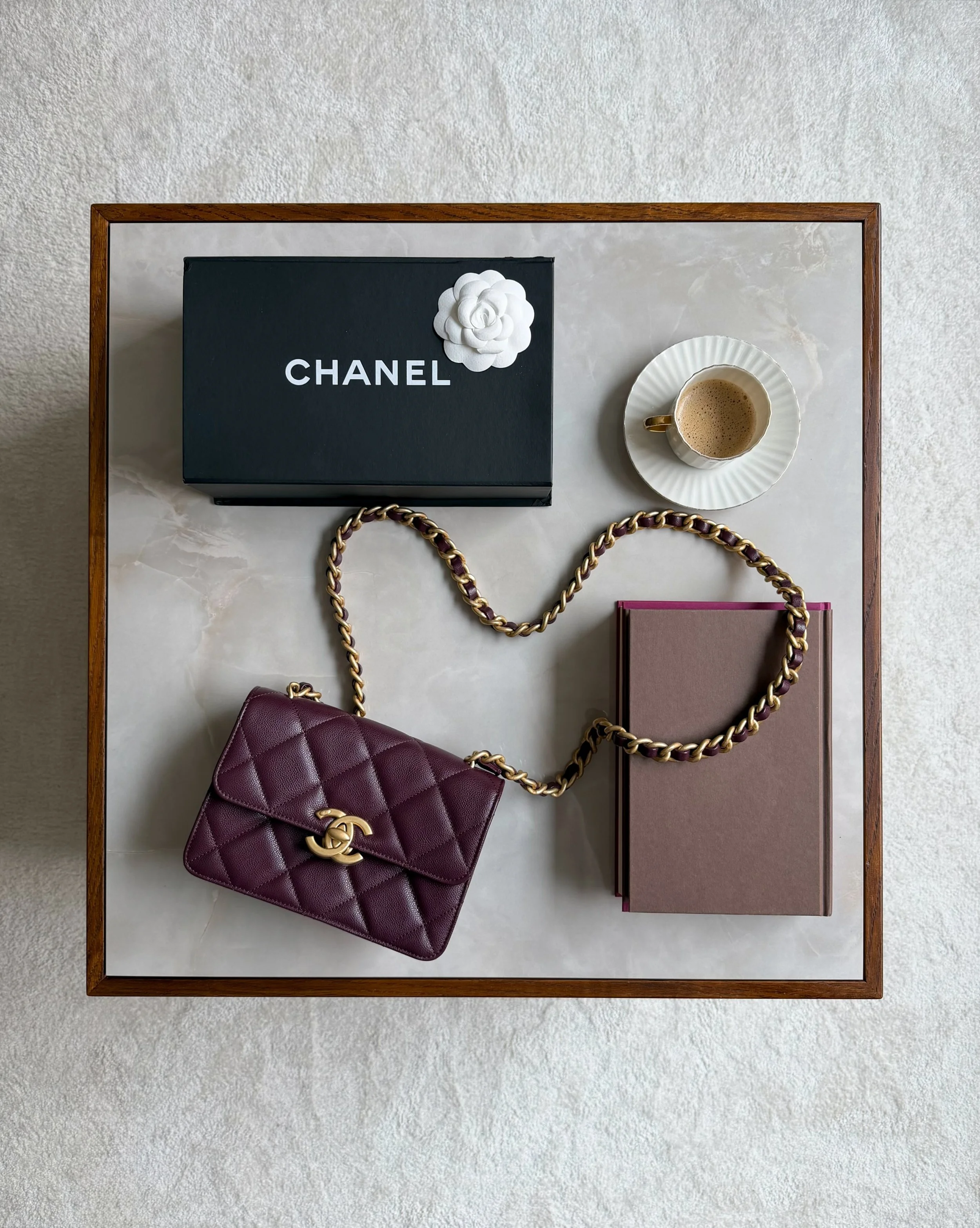 Myynniss&auml;!❤️
Upea Chanel CC Flap Bag, Burgundy Caviar + GHW.
Hinta: 3900euroa