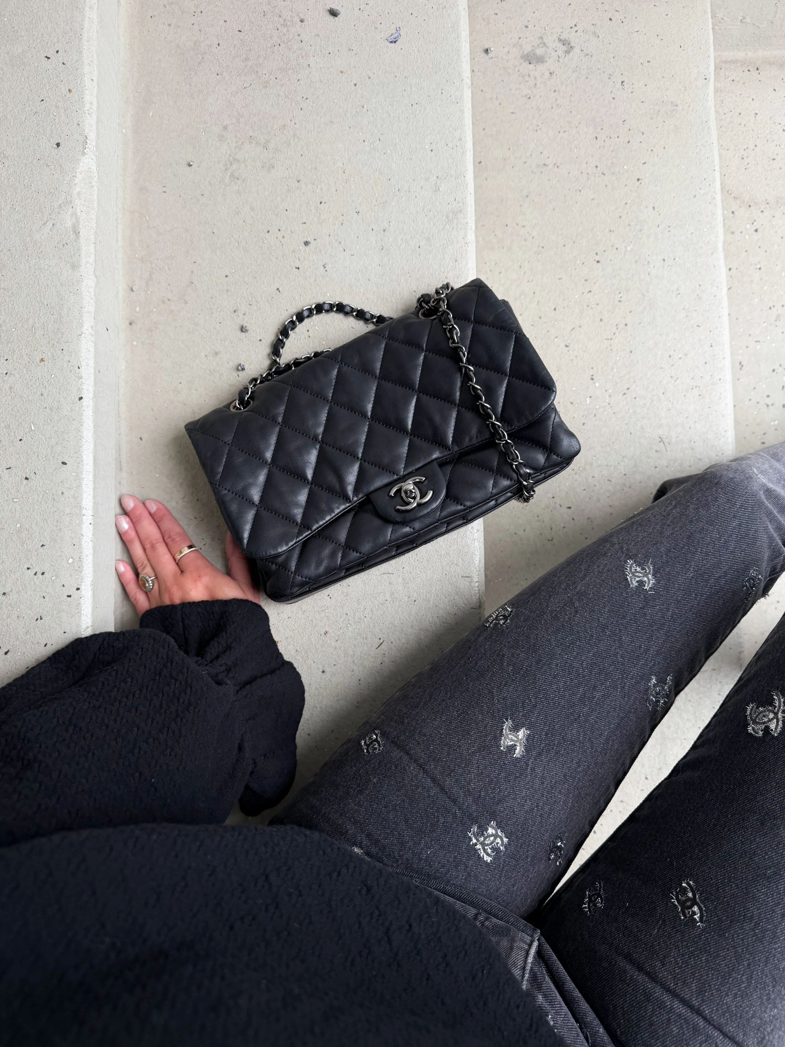 Chanel Three Pouch Flap Bag