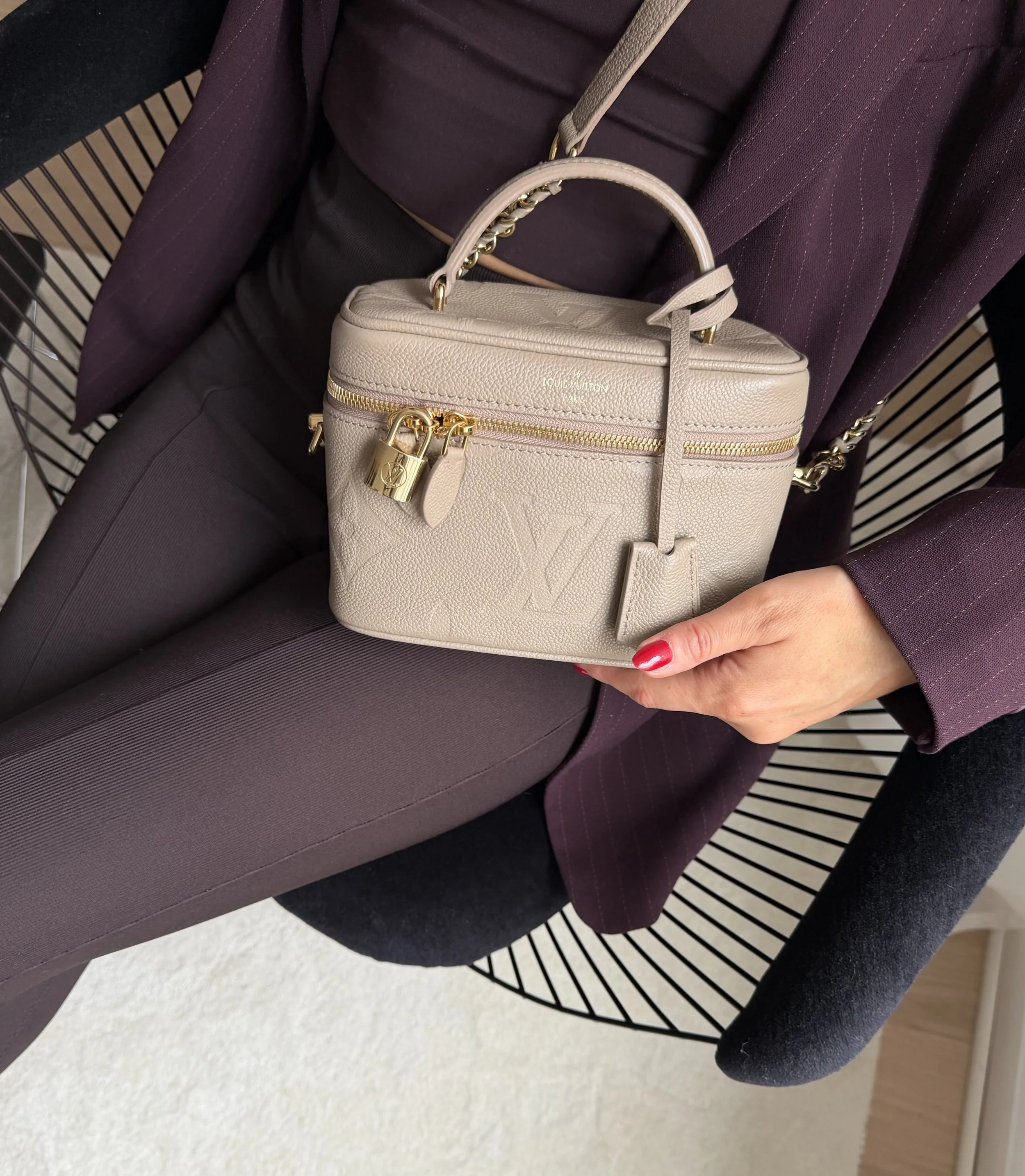 Louis Vuitton Vanity Tourterelle Shoulder Bag