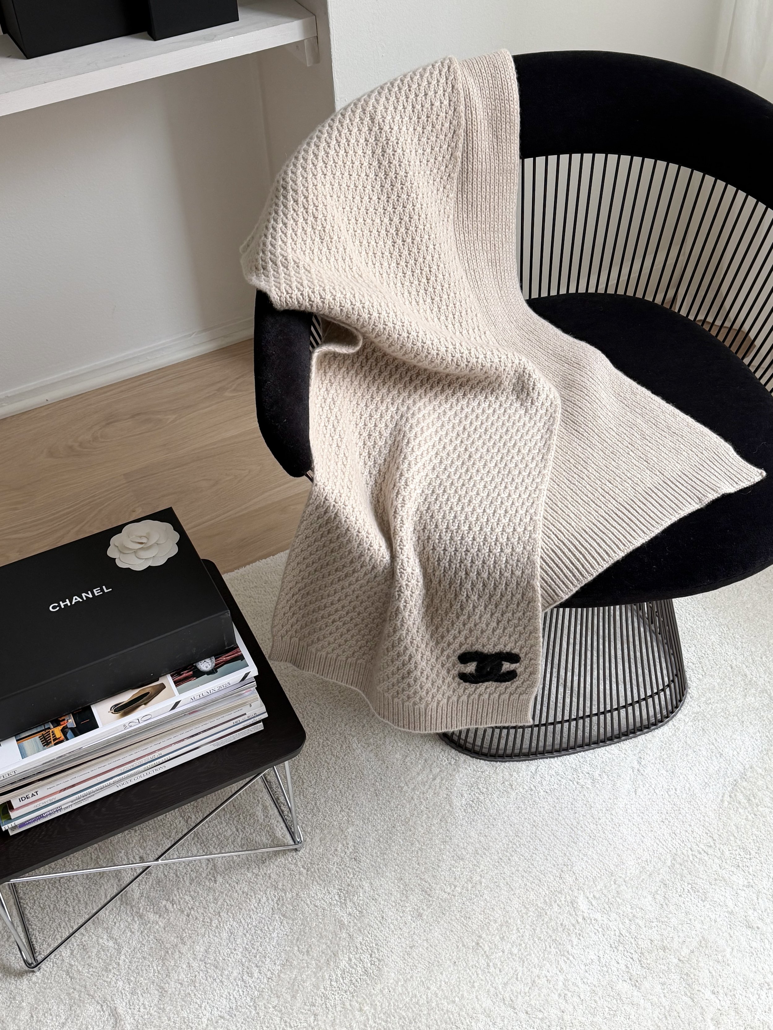 Chanel CC Cashmere Scarf