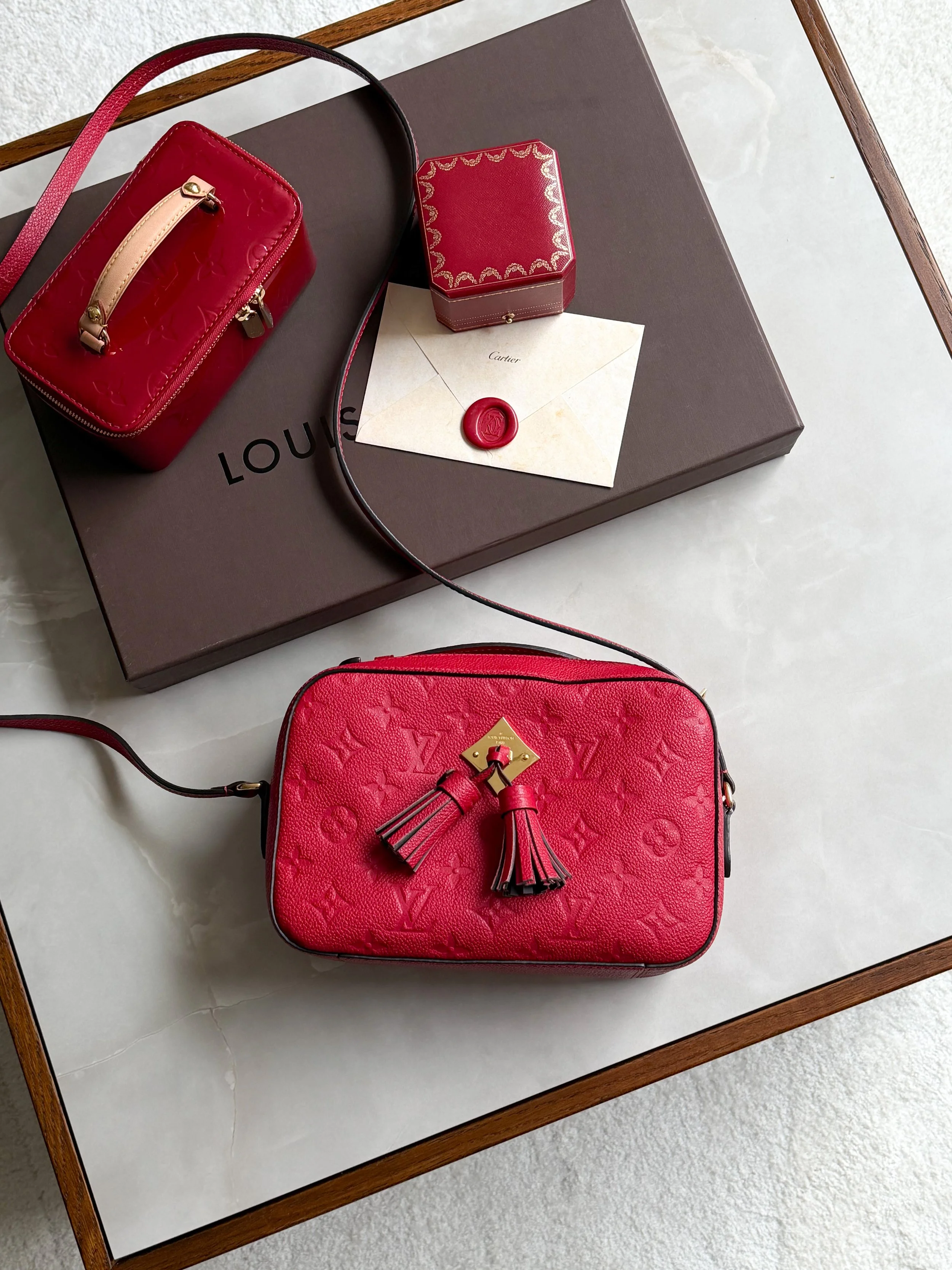 Louis Vuitton Saintonge Shoulder Bag
