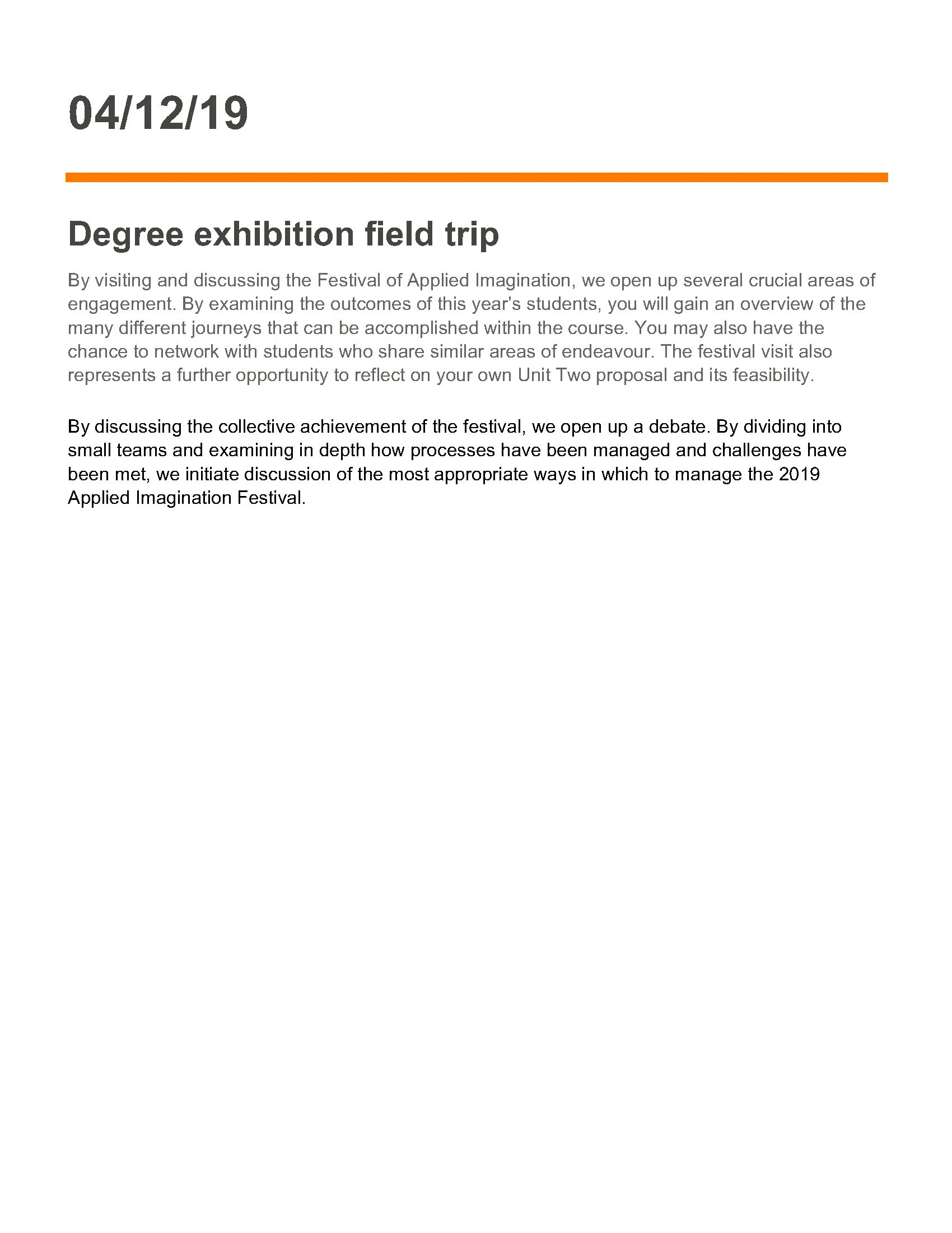 19/12/04 - Week 9 AICI - Degree exhibition