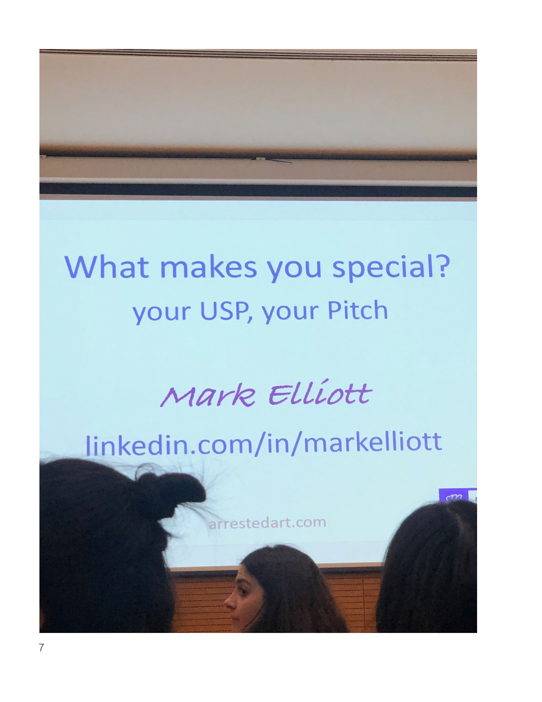 20/02/05 - WORKSHOP - What makes you special - your USP pitch