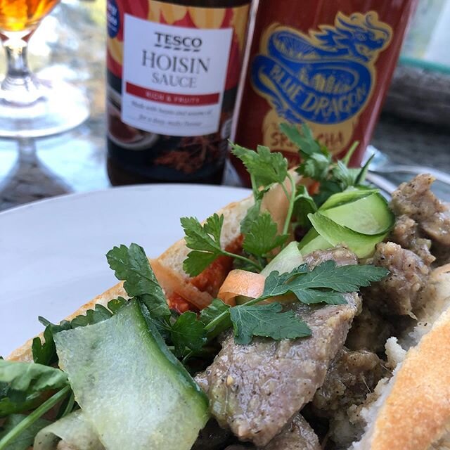 Day 5 - Vietnamese Bahn Mi. Another of Guneet&rsquo;s dishes. Memories of our tour together 😀