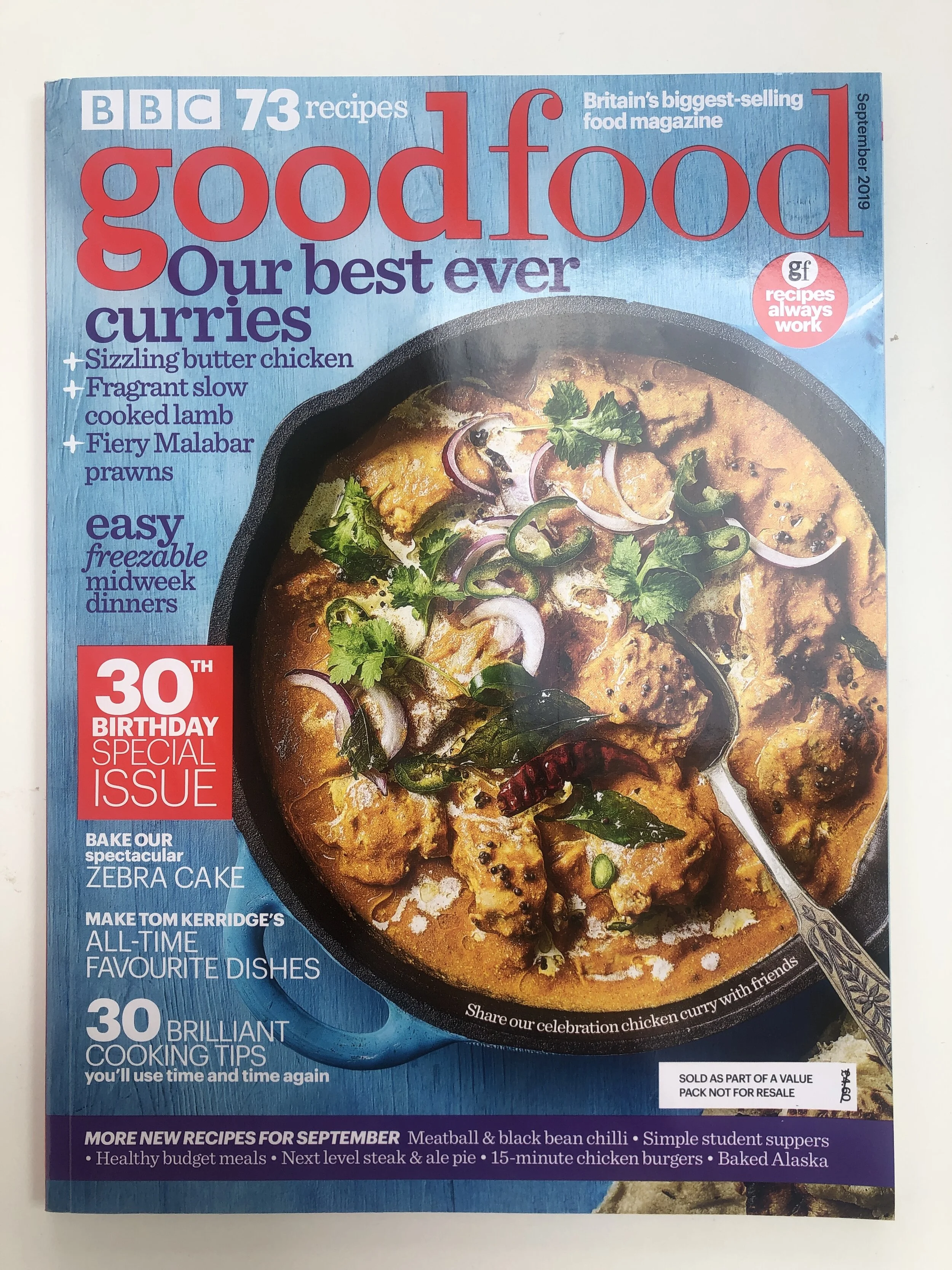 Snapshot testing of food articles and the writers