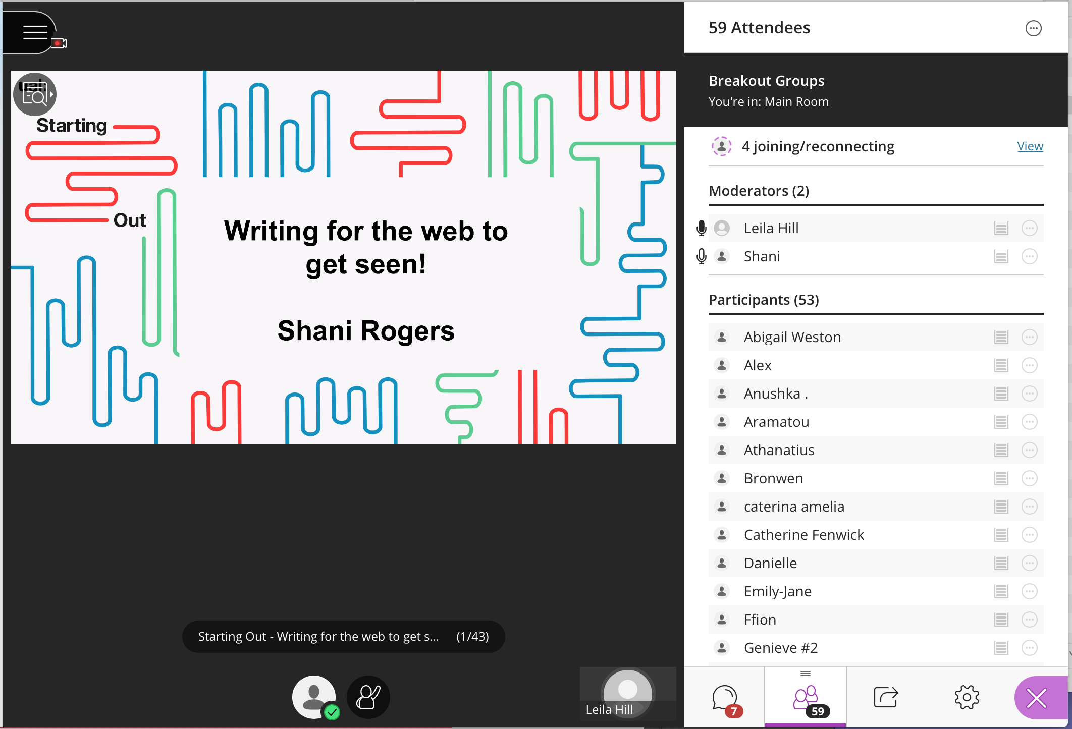 7/7/20 - Writing for the web - Shani Rogers
