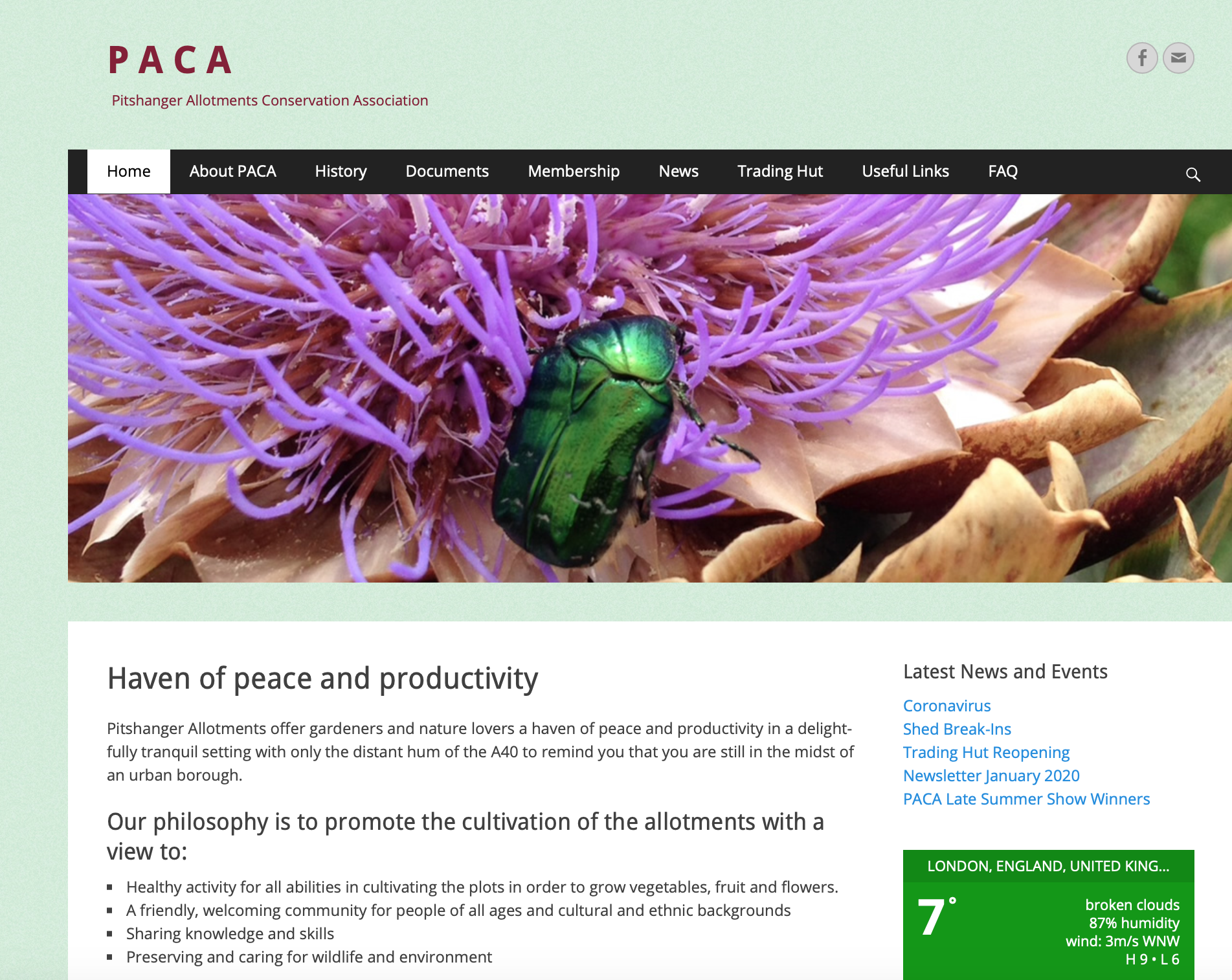 Pitshanger Allotments Conservation Association