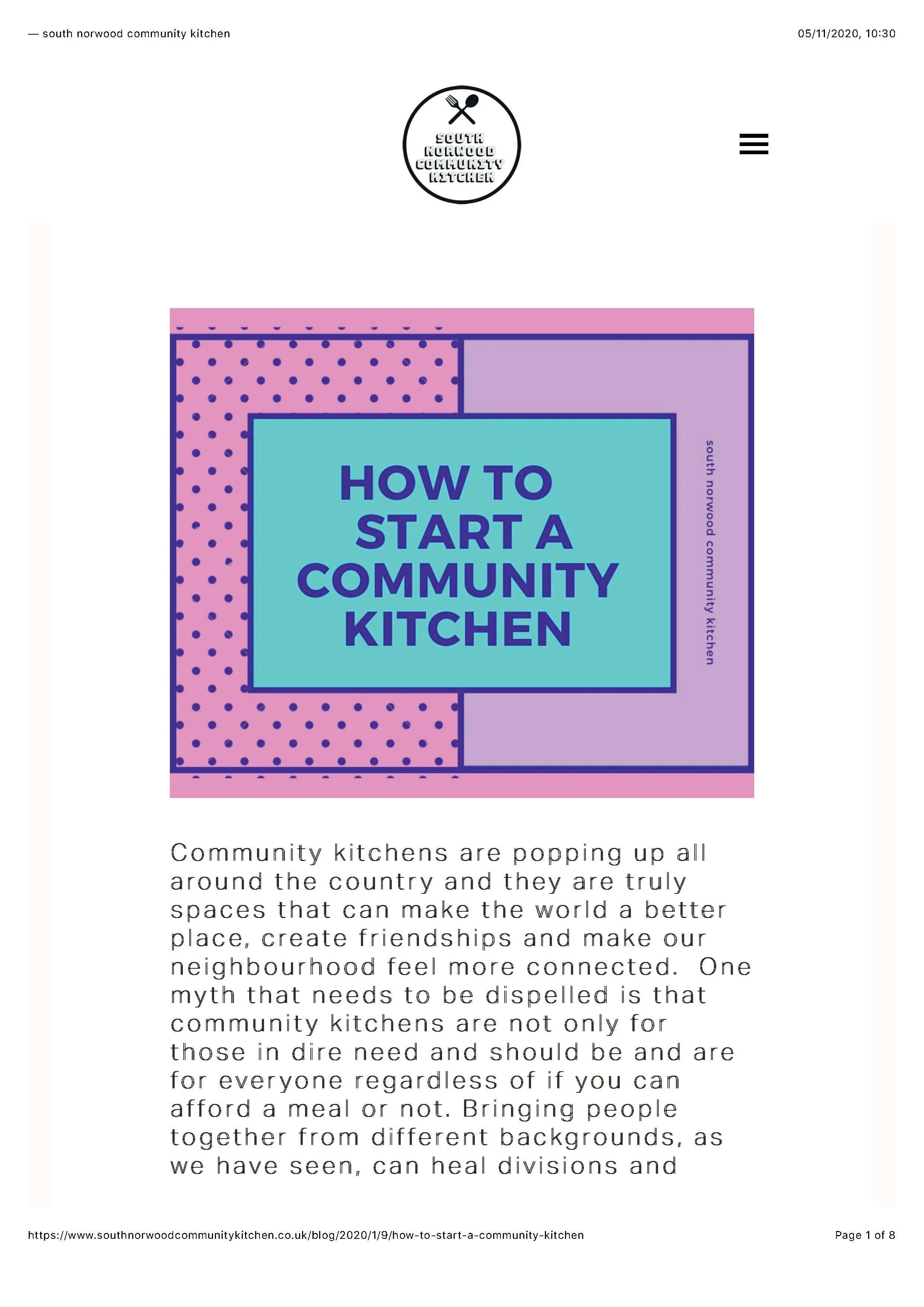 Community Kitchen