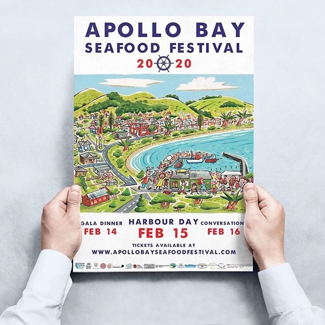 Head over to the festival website to download the 2020 digital program -&gt; www.apollobayseafoodfestival.com 👀