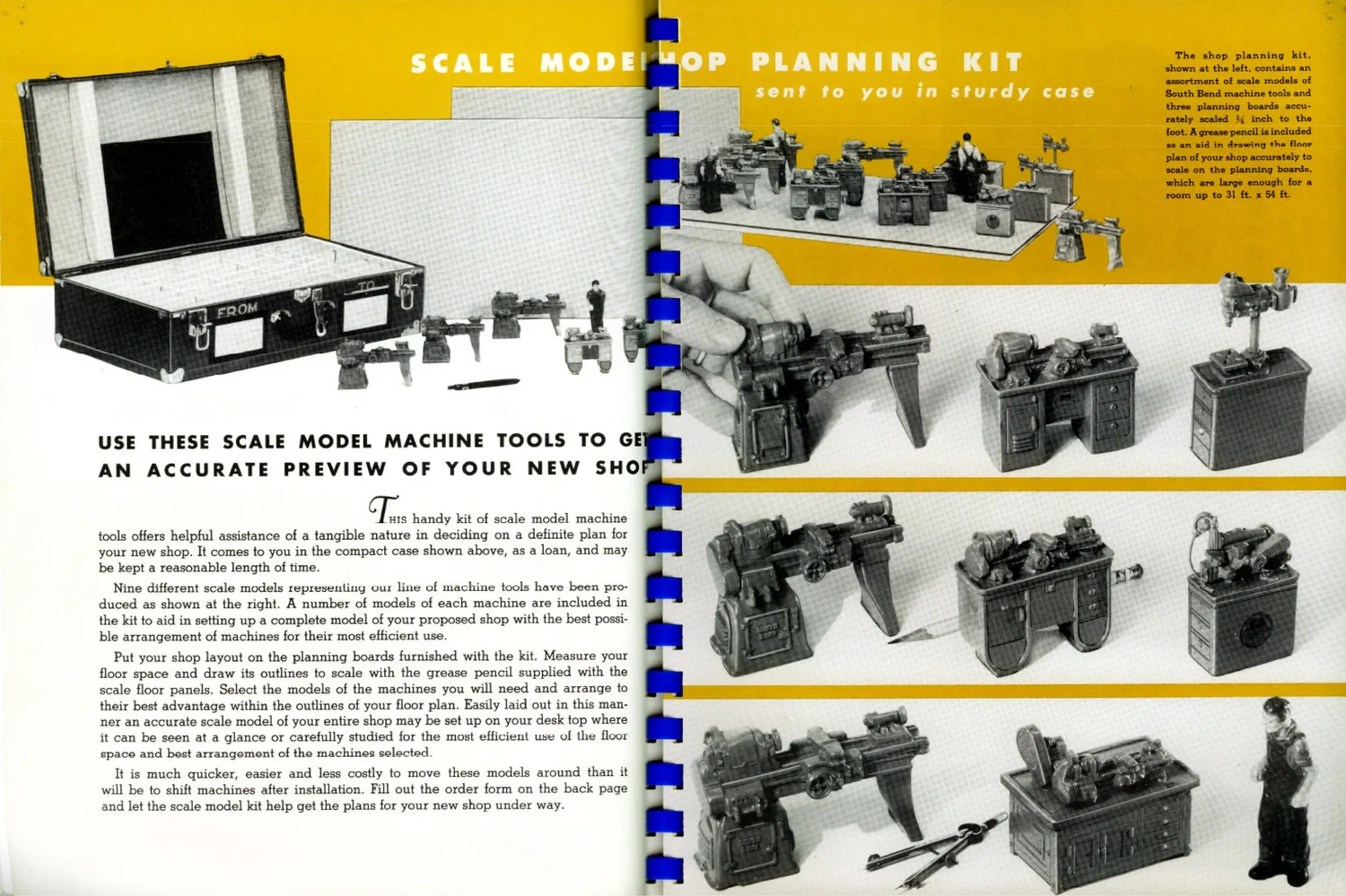 South Bend’s Scale-Model Shop Planning Kit (1954) — Mr. Sawdust