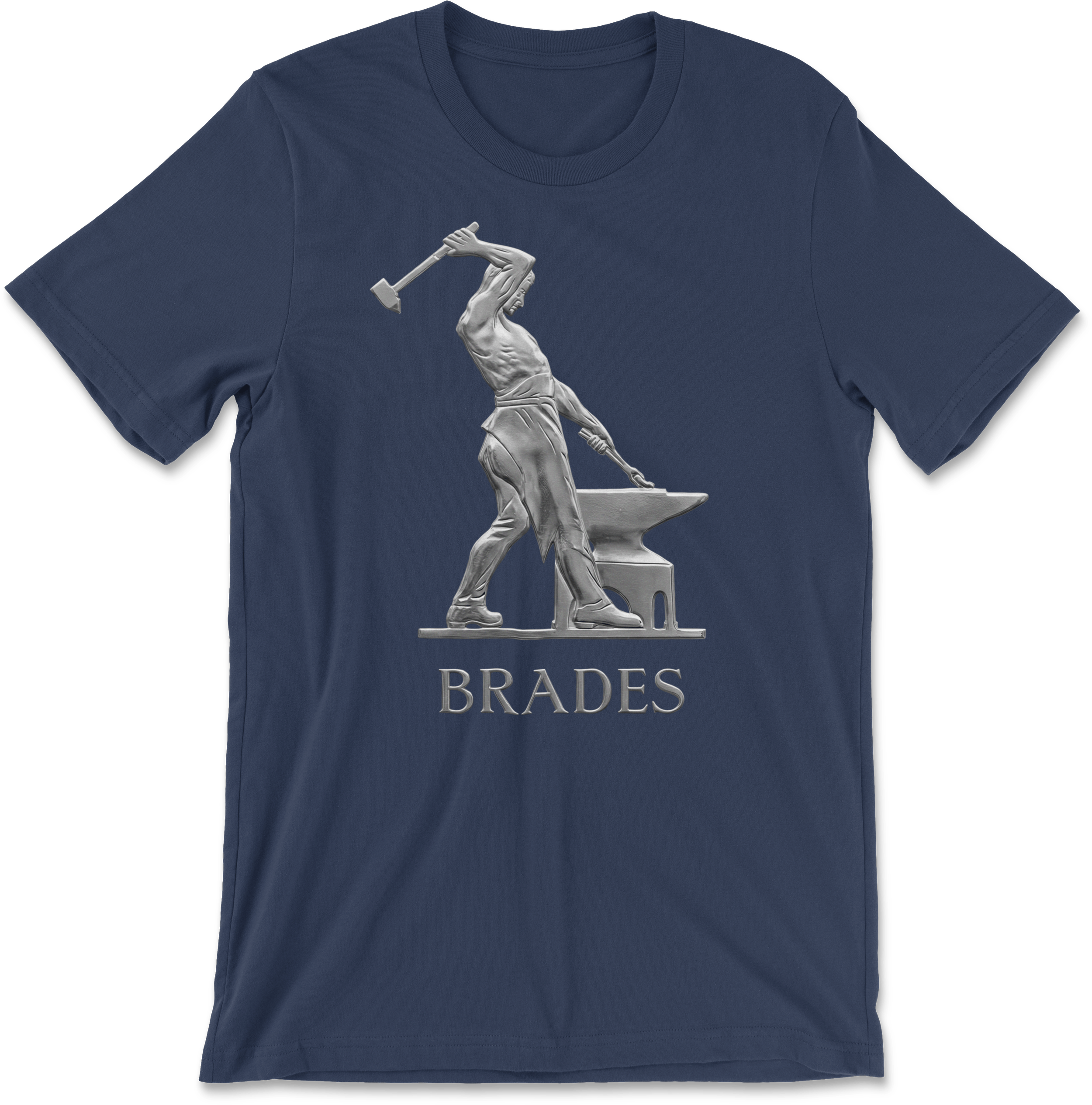 Brades__Statue-Chrome__Shirt_Front__Navy.png
