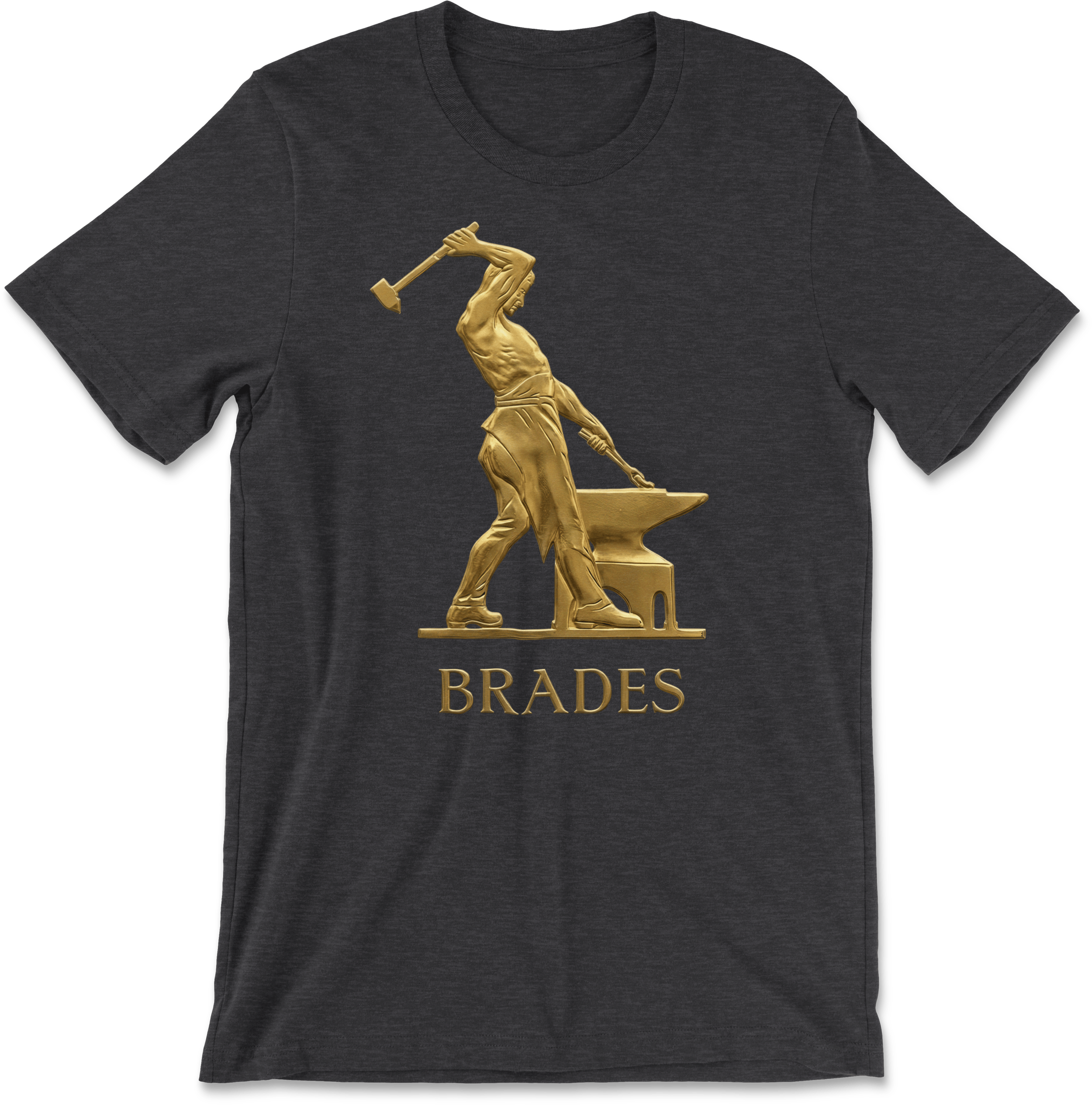 Brades__Statue-Gold__Shirt_Front__Dark-Grey-Heather.png