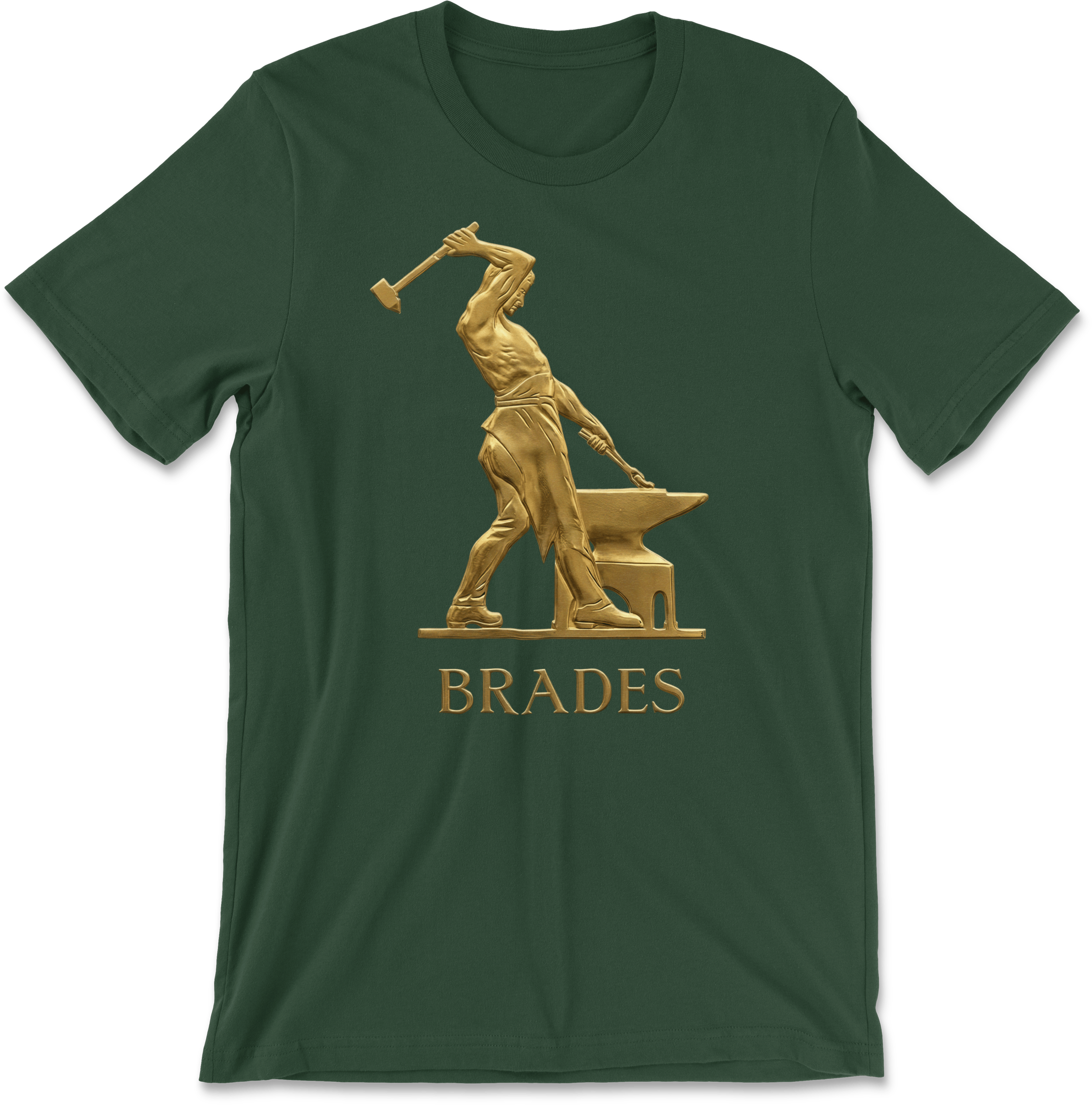 Brades__Statue-Gold__Shirt_Front__Forest.png