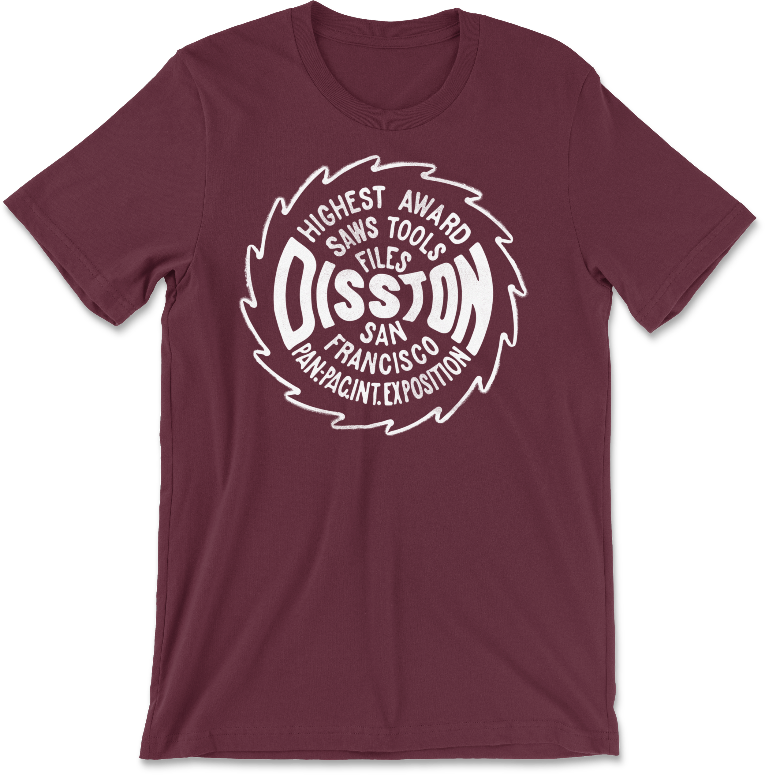 Disston__Blade__Shirt_Front__Maroon.png