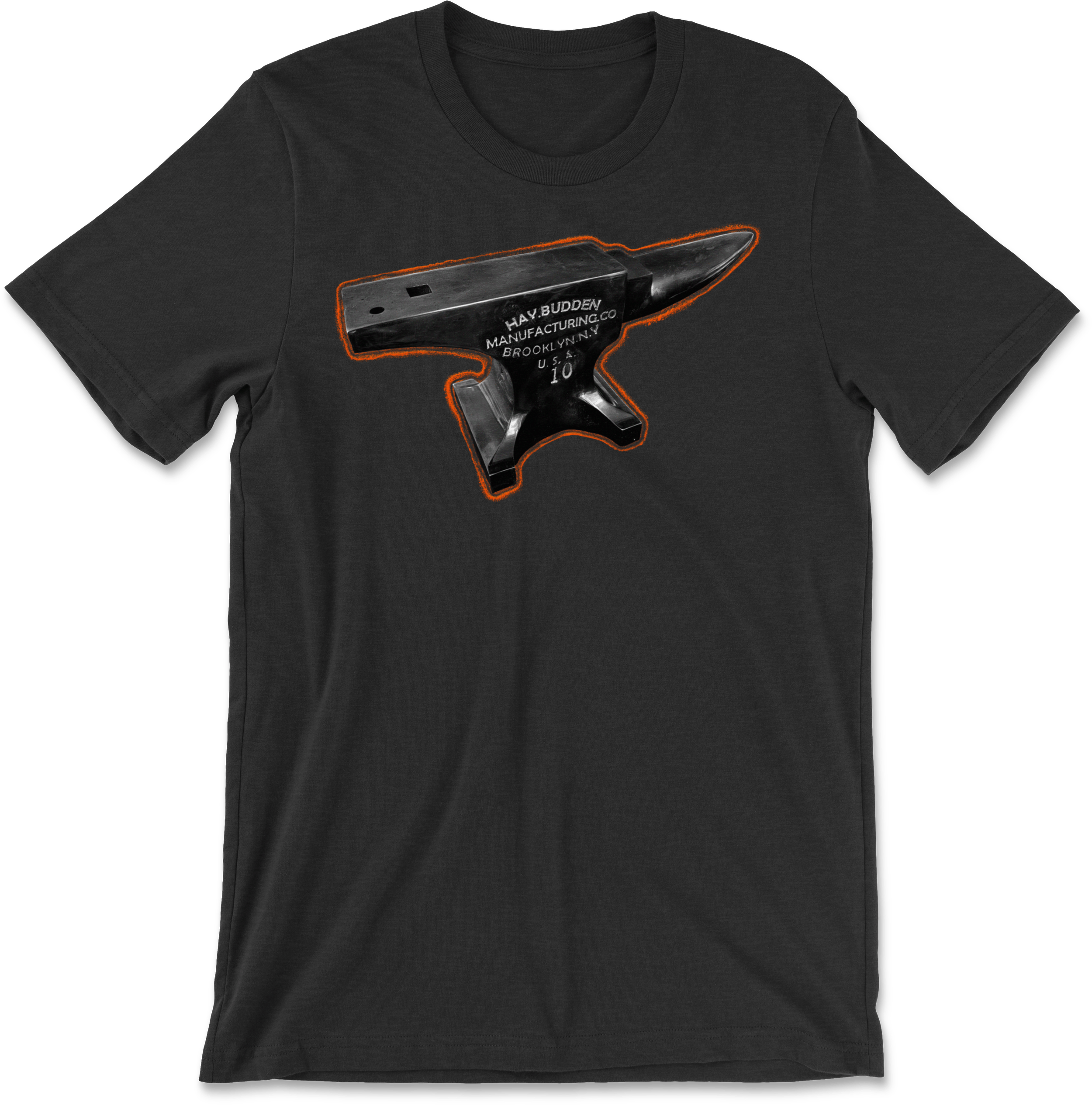 Hay-Budden__Anvil-Black-Orange__Shirt_Front__Black-Heather.png