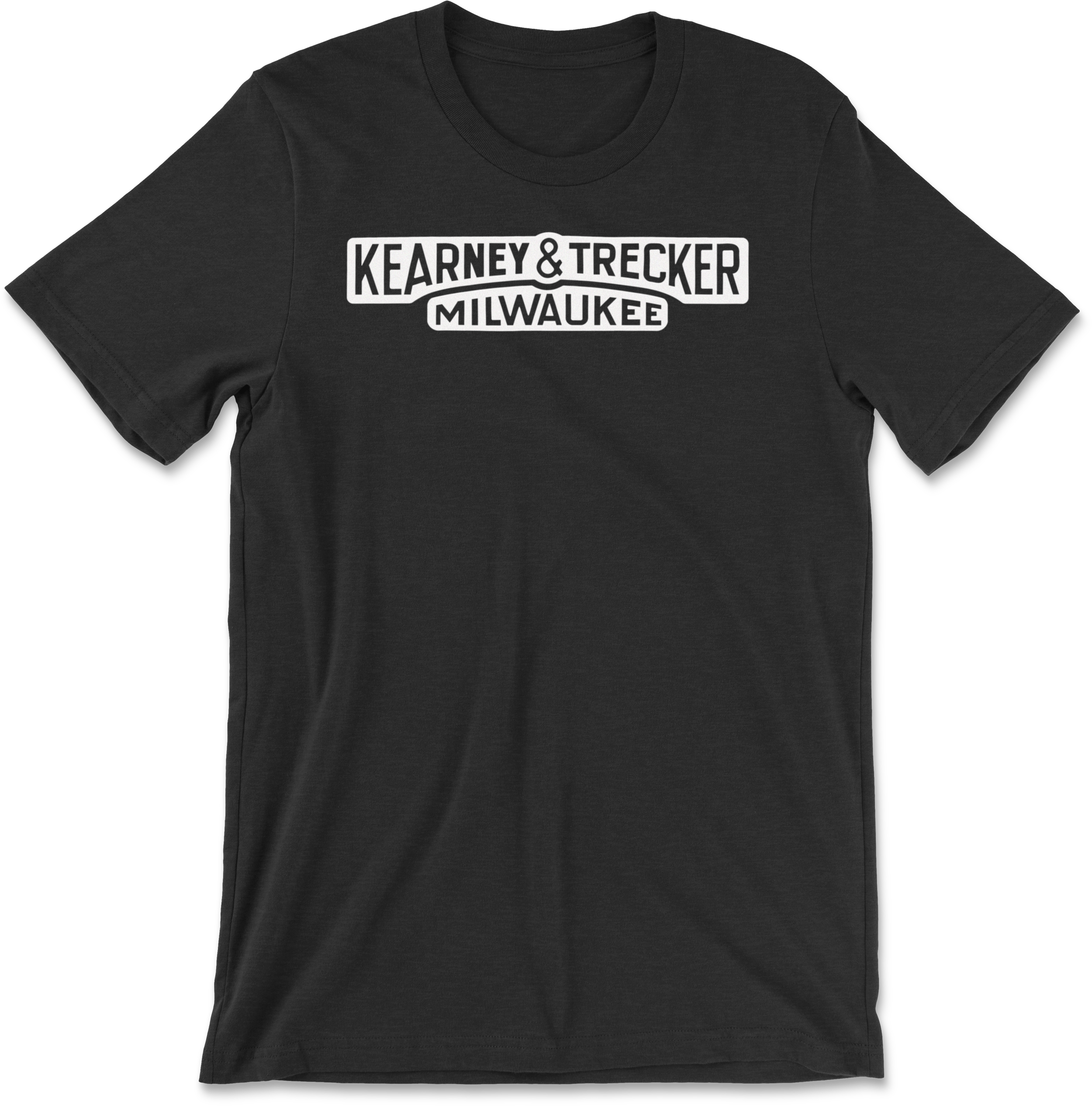 Kearney-Trecker__KT-Milwaukee-Plate-White-Clear-Reverse__Shirt_Front__Black-Heather.png