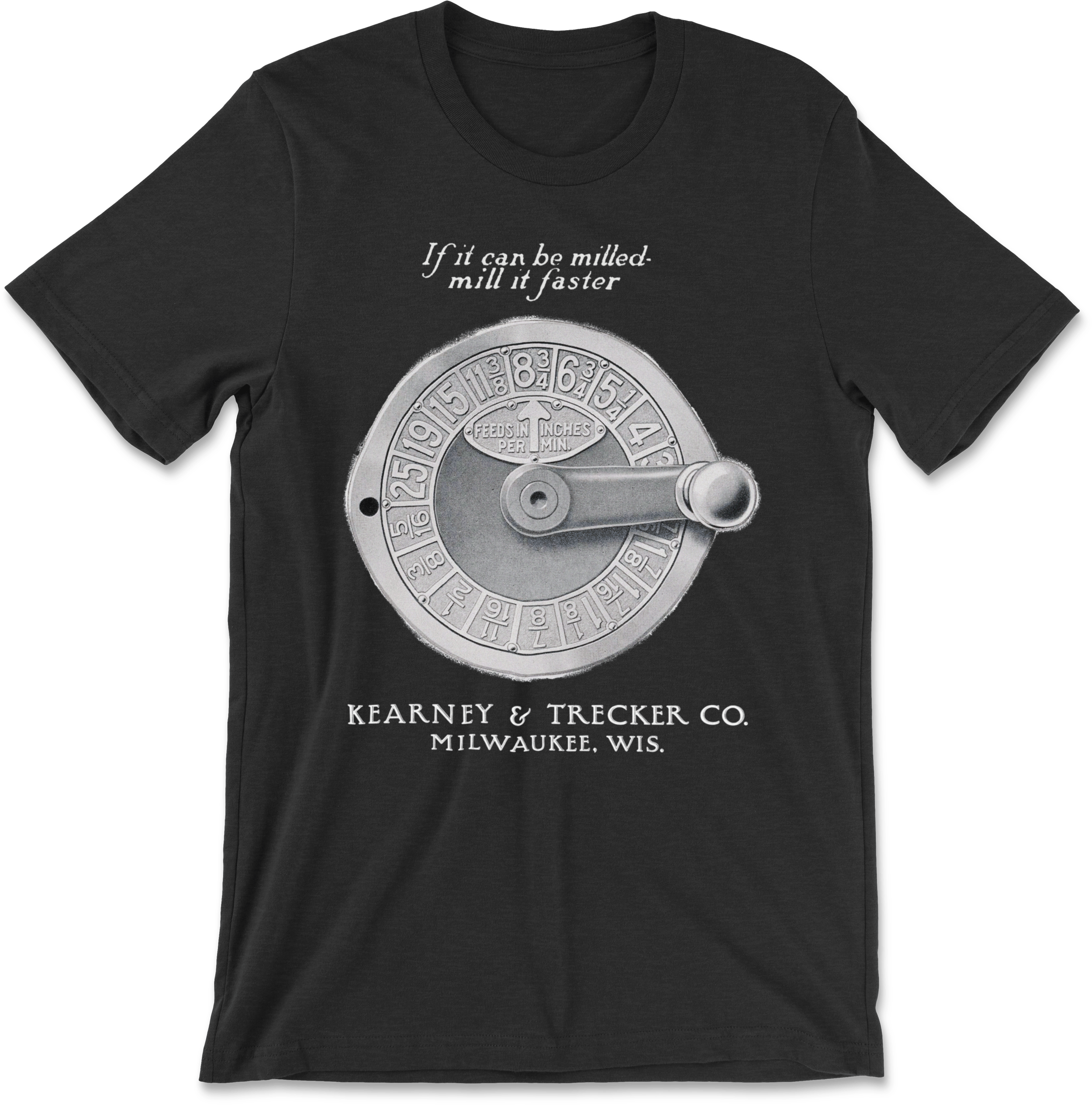 Kearney-Trecker__Mill-It-Faster__Shirt_Front__Black-Heather.png