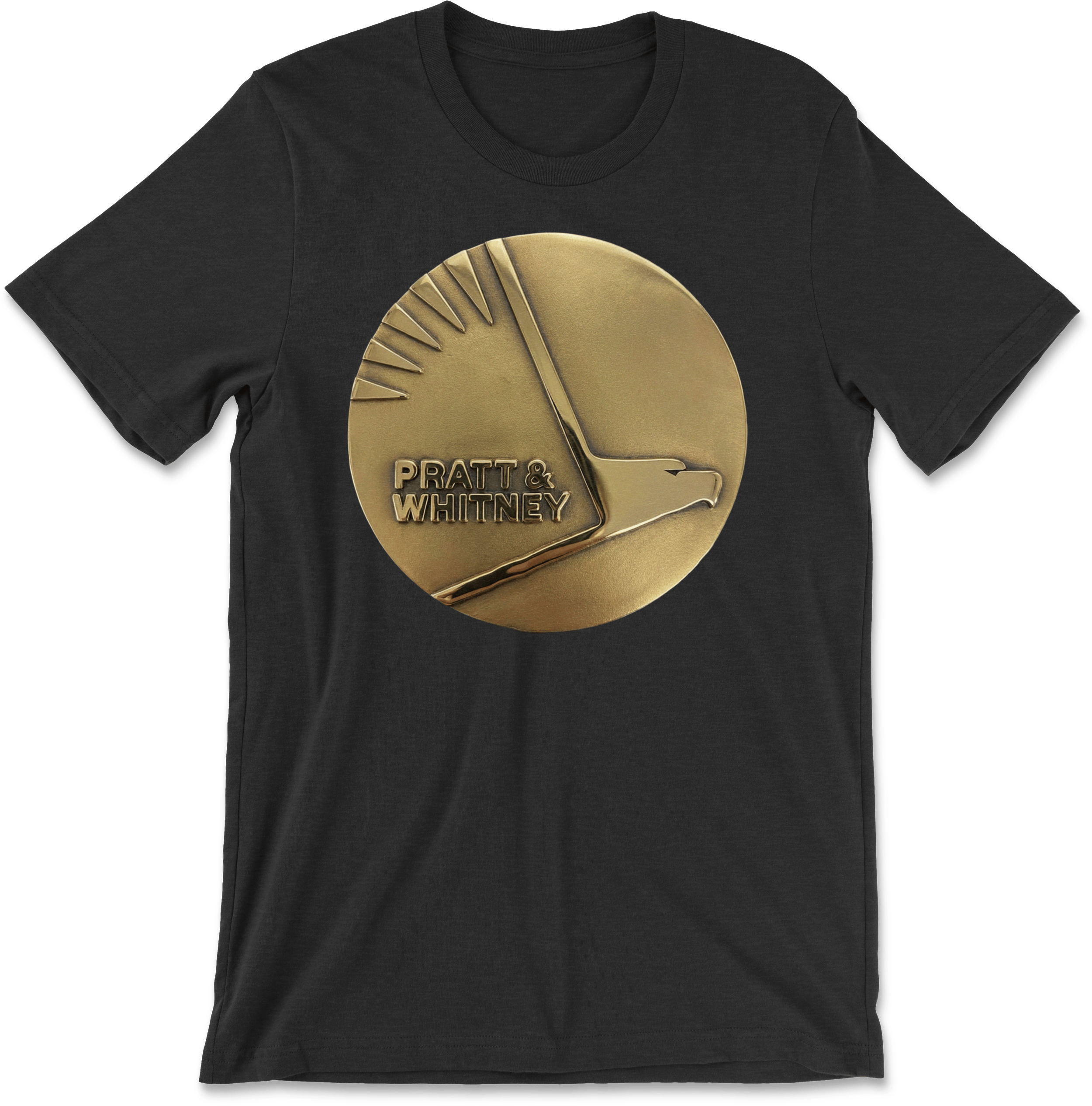 Pratt-Whitney__Medallion-Gold-Polished__Shirt_Front__Black-Heather.png