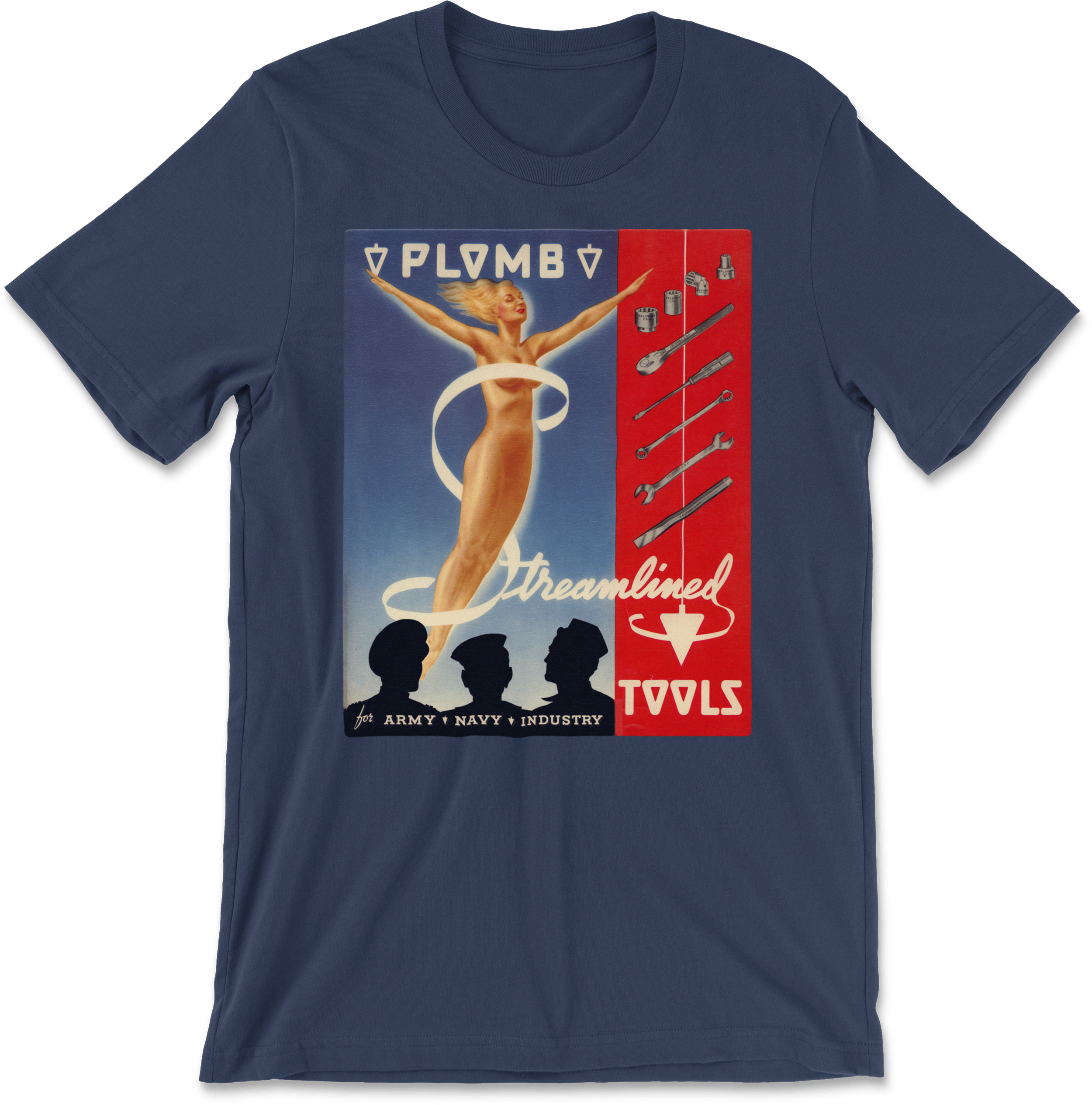 Proto-Tools__Flying-Lady__Shirt_Front__Navy.png