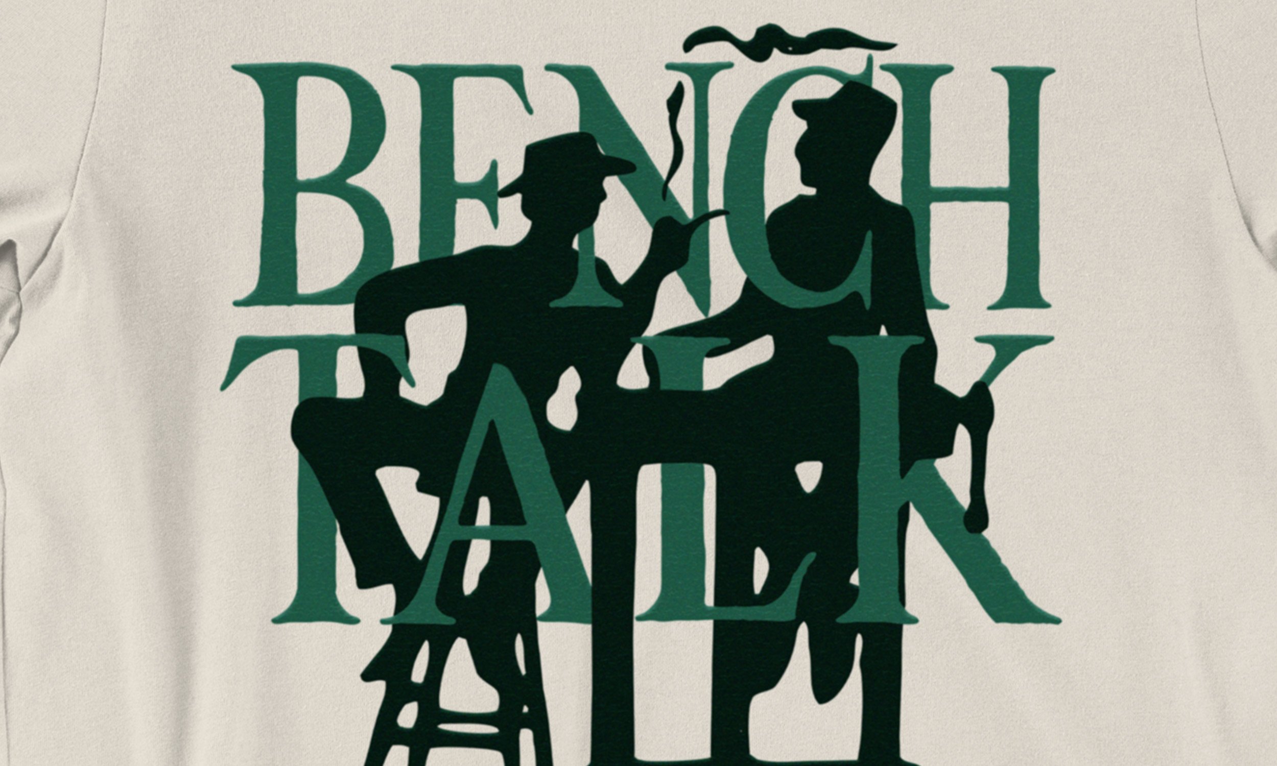   Bench Talk Gents:  A quick interwoven-lettering adaptation of the original Bench Talk newsletter masthead. 