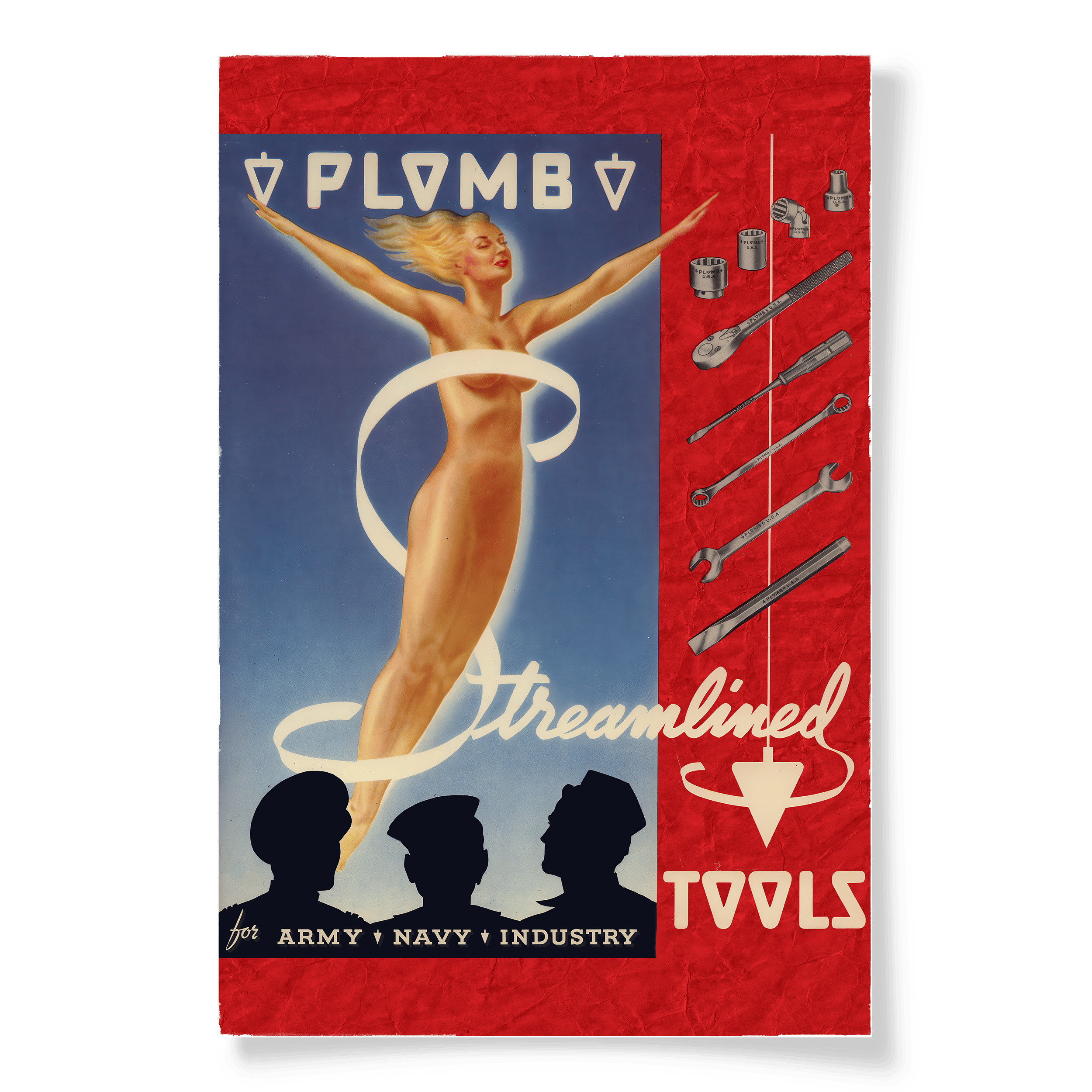 Proto Tools — Plomb Flying Lady #01 (12x18 Art Print)