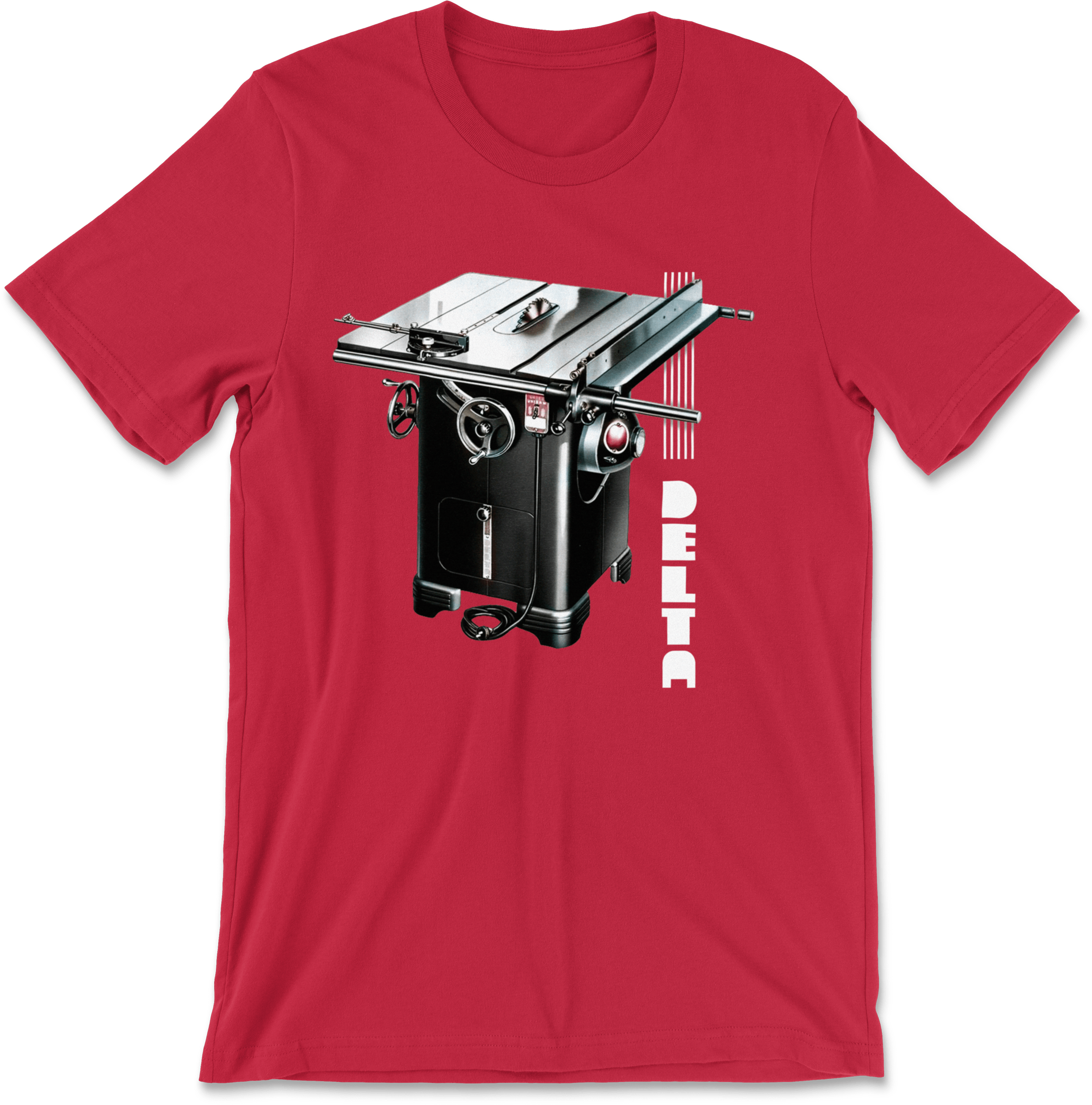 Unisaw-–-Perspective-Art-–-Brooks-Stevens Shirt_Front__Red.png
