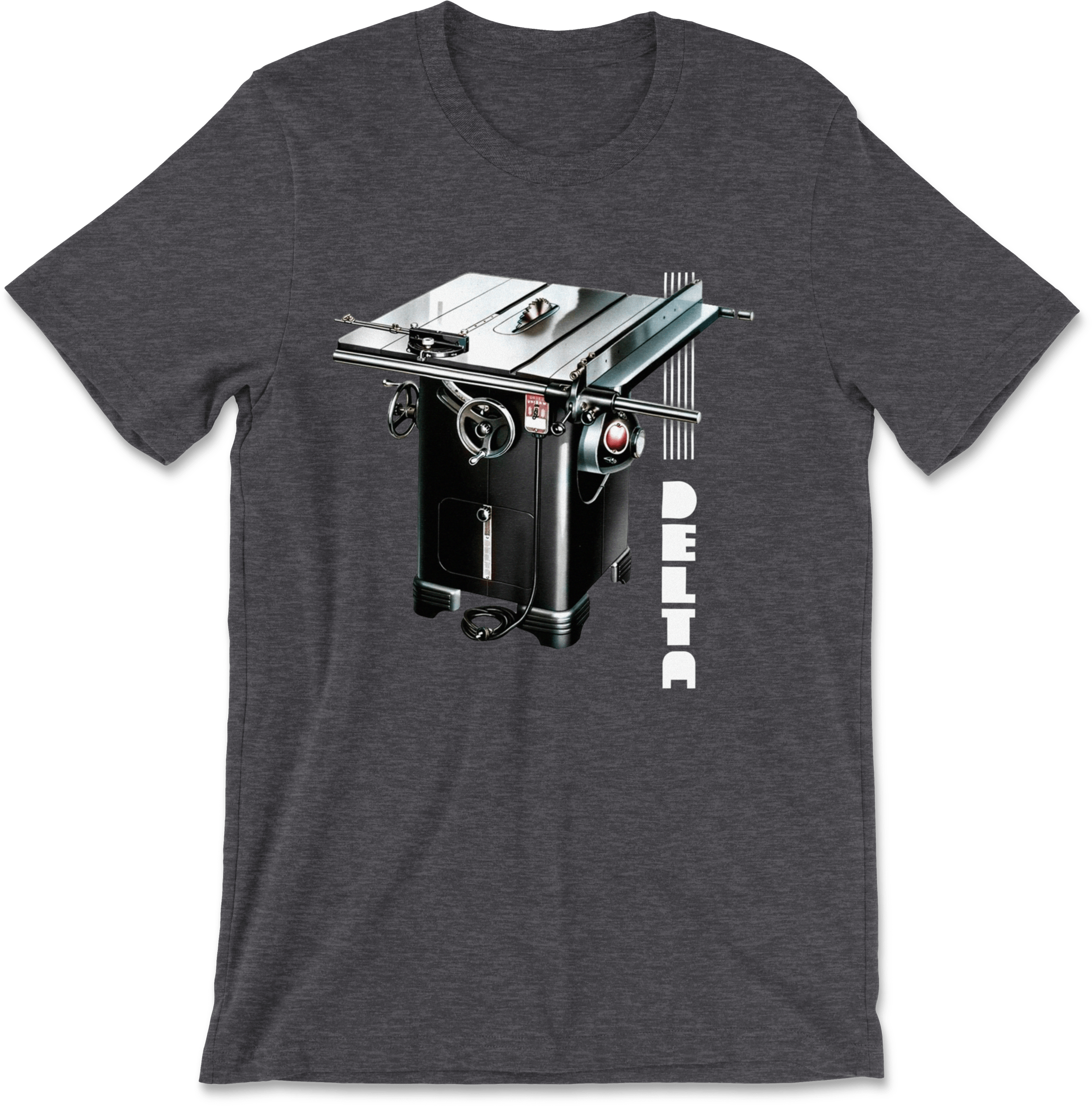 Unisaw-–-Perspective-Art-–-Brooks-Stevens Shirt_Front__Dark Grey Heather.png