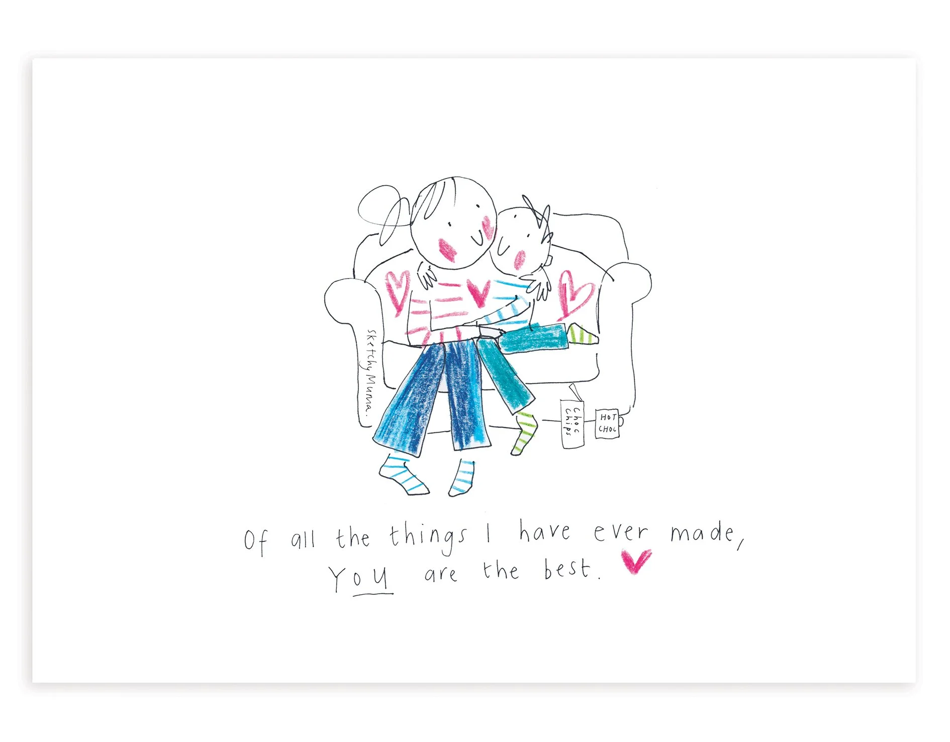 Sofa - Mum and Boy
