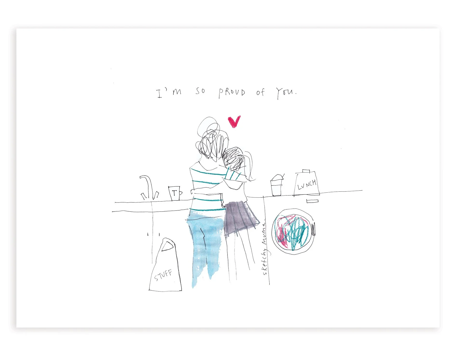 Girl -Tween Kitchen Hug