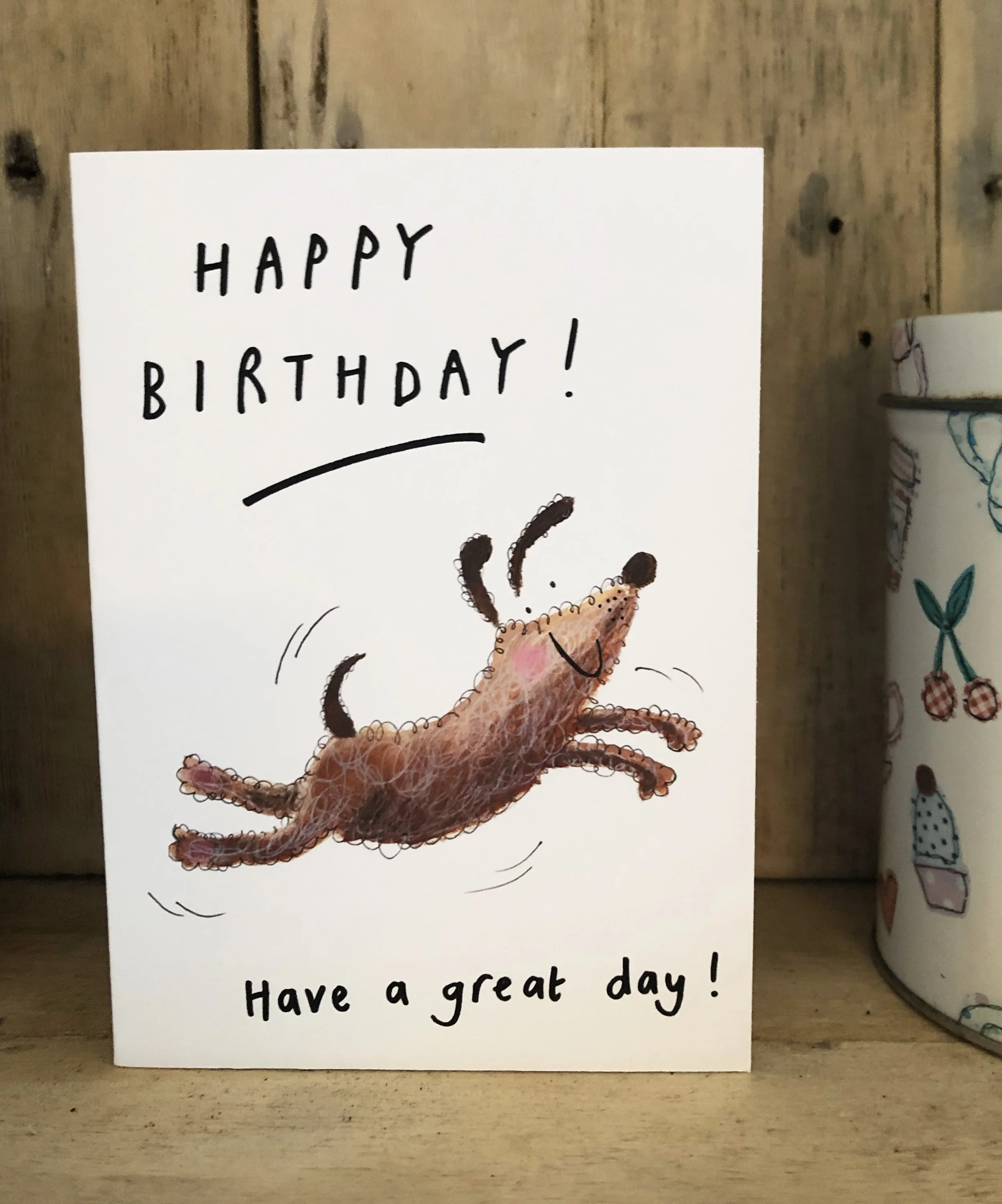 Fuzzy Dog - Card