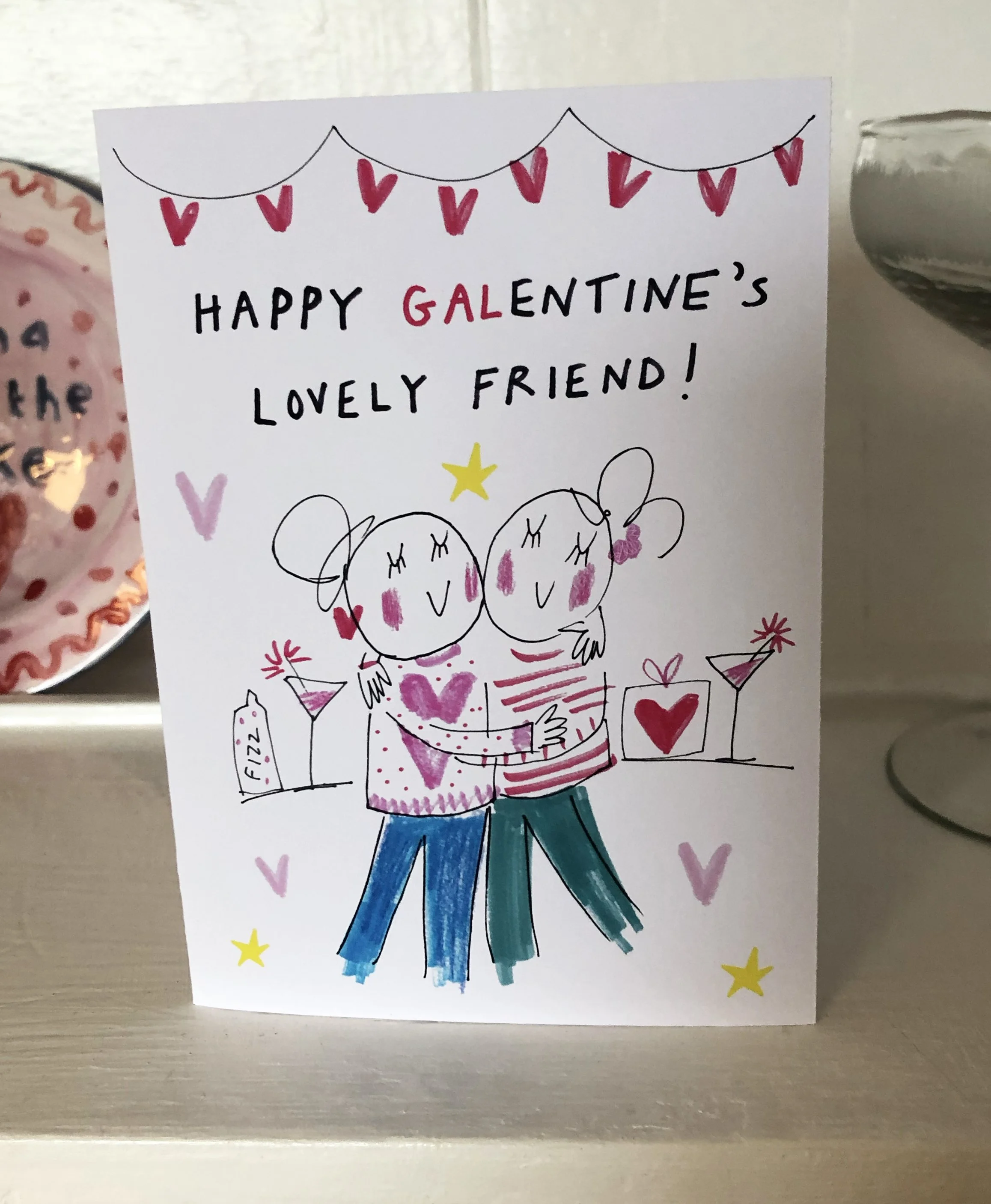 Happy Galentine's - Card