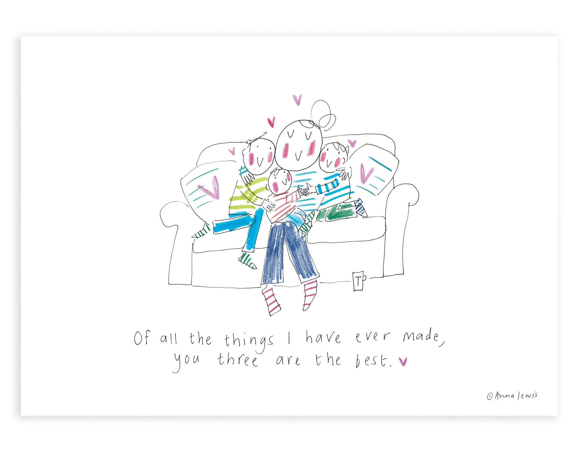 Sofa - three boys