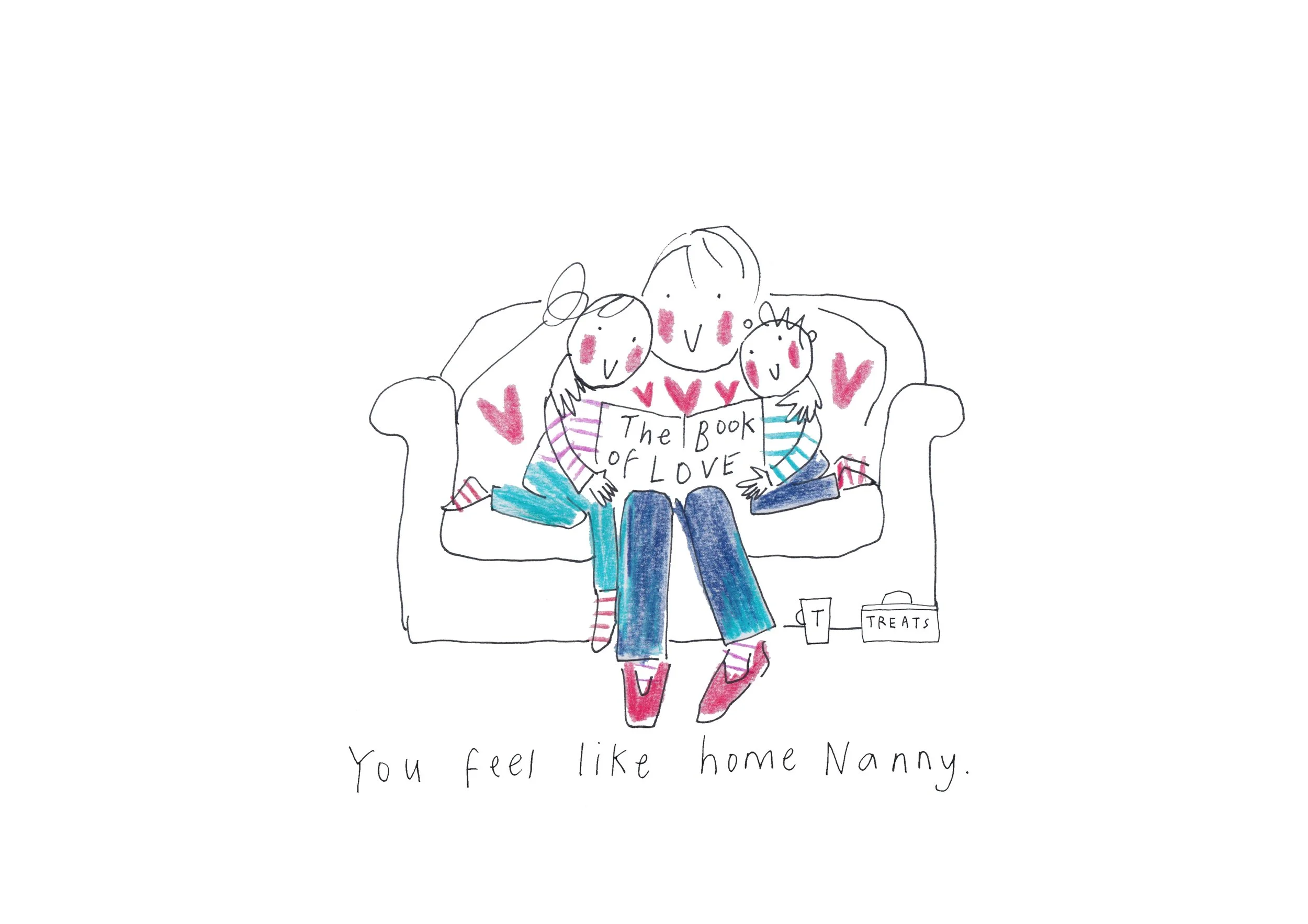 You Feel Like Home Nanny - Girl/Boy - Option 2